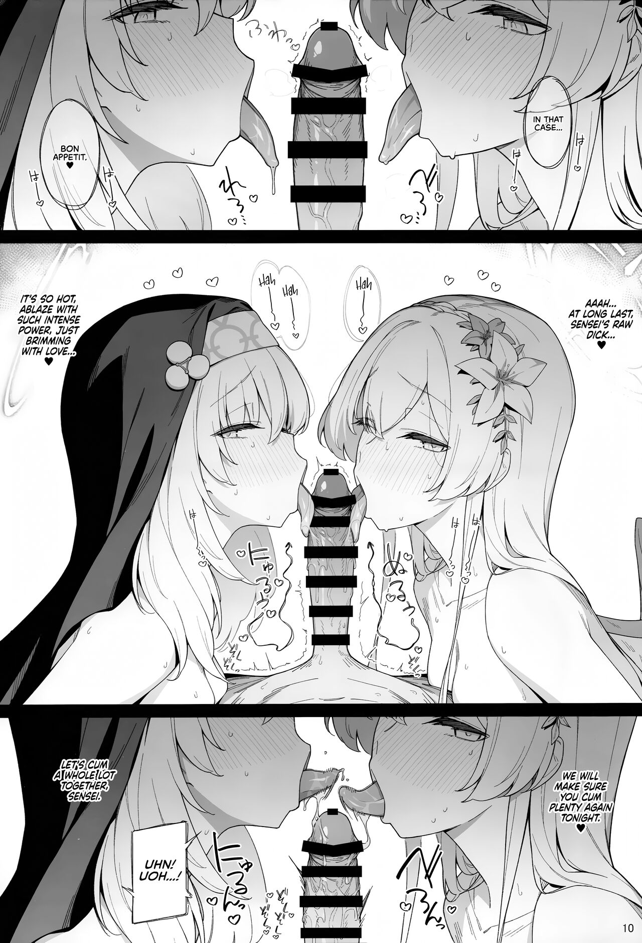 Mitsu page 9 featuring nagisa kirifuji blue archive parody - kissing wings hentai manga - read online free