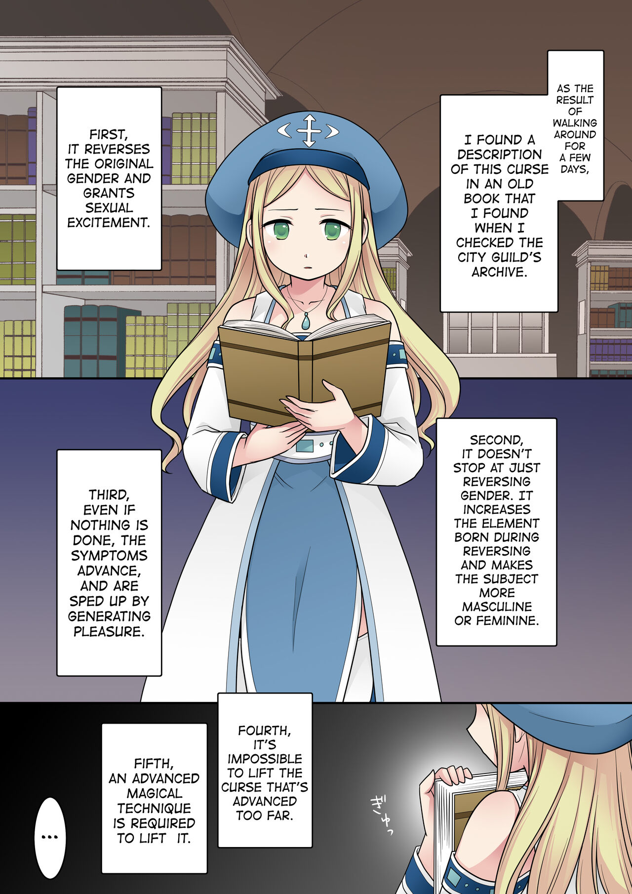 Tenkan no Noroi | Sex Change Curse page 13 original parody - futanari big breasts hentai manga - read online free