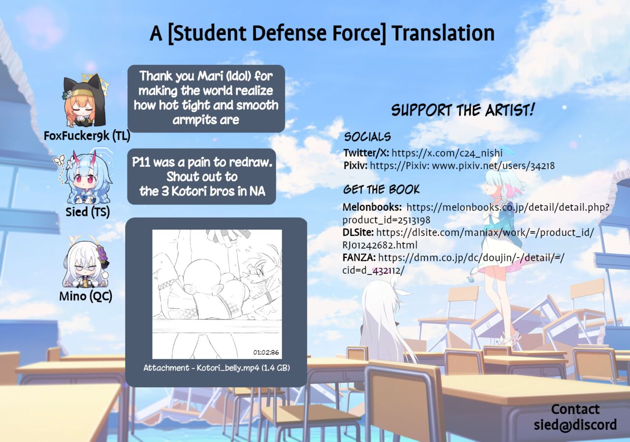 Setsumei Nante Dekimasen!! page 23 featuring sensei blue archive parody - sweating big breasts hentai manga - read online free