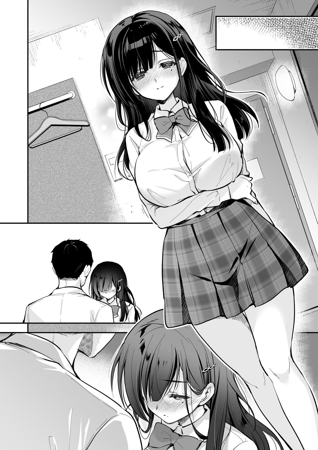 [Kaiyuu Kikaku (Suzui Narumi)] Best Match Kanojo -Seiso JK to Oji-san ga Appli de Deatte Amaama Ecchi- - Best Matching Girlfriend [Digital] page 106 original parody - big breasts schoolgirl uniform hentai manga - read online free