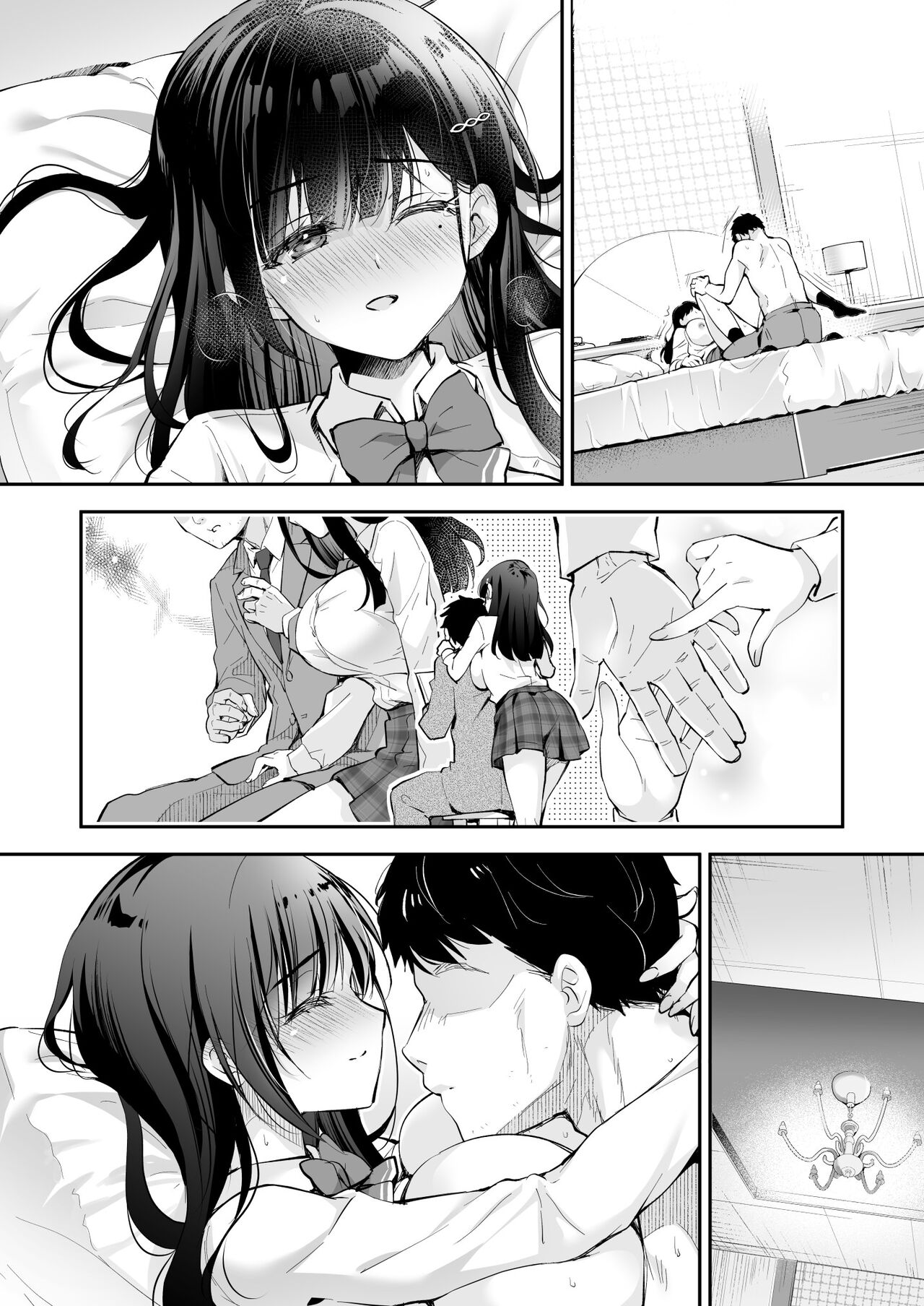 [Kaiyuu Kikaku (Suzui Narumi)] Best Match Kanojo -Seiso JK to Oji-san ga Appli de Deatte Amaama Ecchi- - Best Matching Girlfriend [Digital] page 112 original parody - big breasts schoolgirl uniform hentai manga - read online free