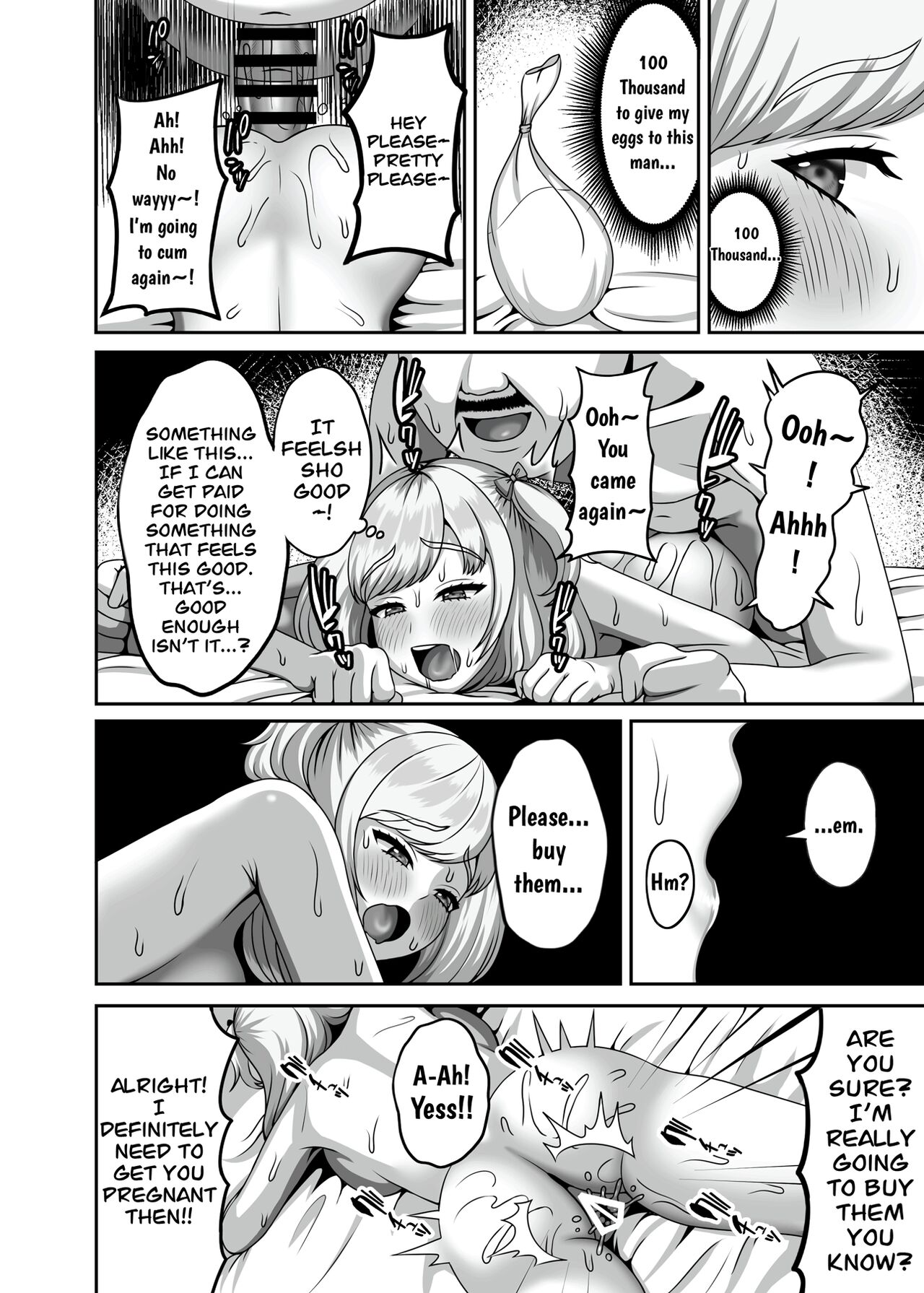 Oji-san ni Kawareta Watashi no Ranshi  | My Eggs That Were Bought by an Uncle page 23 original parody - big breasts prostitution hentai manga - read online free