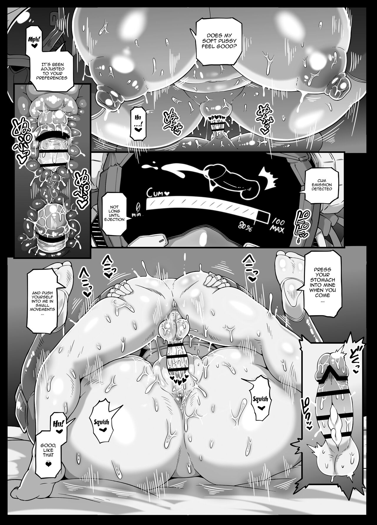 Andoroido no ofuroyasan FPS | Android Bathhouse F P S page 45 original parody - kissing big breasts hentai manga - read online free