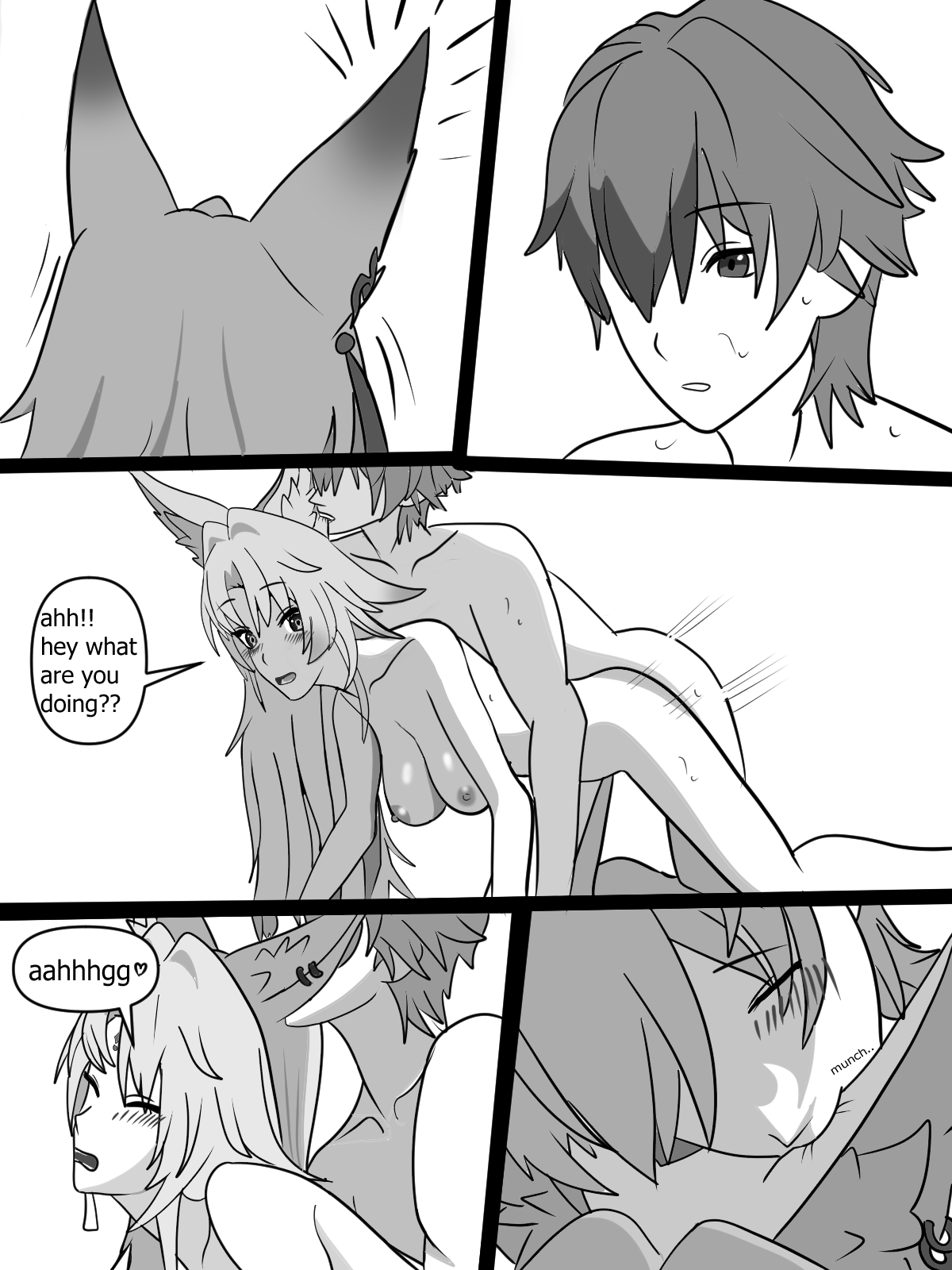 Feixiao Personal trainer page 14 featuring caelus honkai star rail parody - fox girl sole female hentai manga - read online free