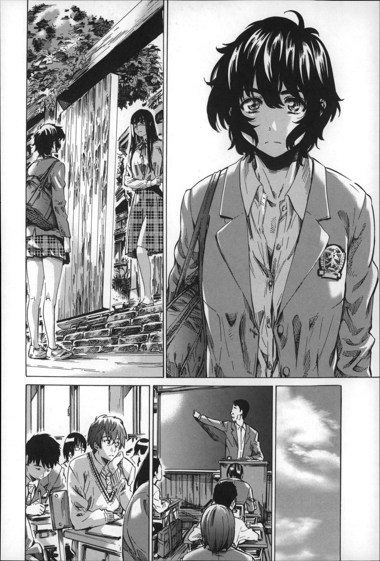 Choushin de Mukuchi no Kanojo ga Hatsujou Shite Kitara Eroiyo ne? page 153 - sundress schoolgirl uniform hentai manga - read online free