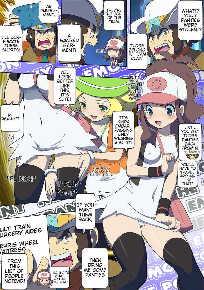 Pokemon Black & White Adventure page 22 featuring skyla pokemon parody - bikini exhibitionism hentai manga - read online free