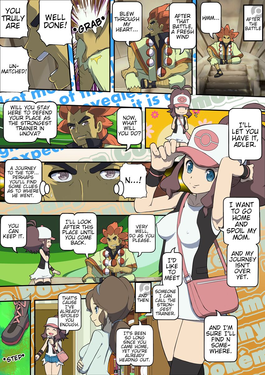 Pokemon Black & White Adventure page 44 featuring skyla pokemon parody - bikini exhibitionism hentai manga - read online free