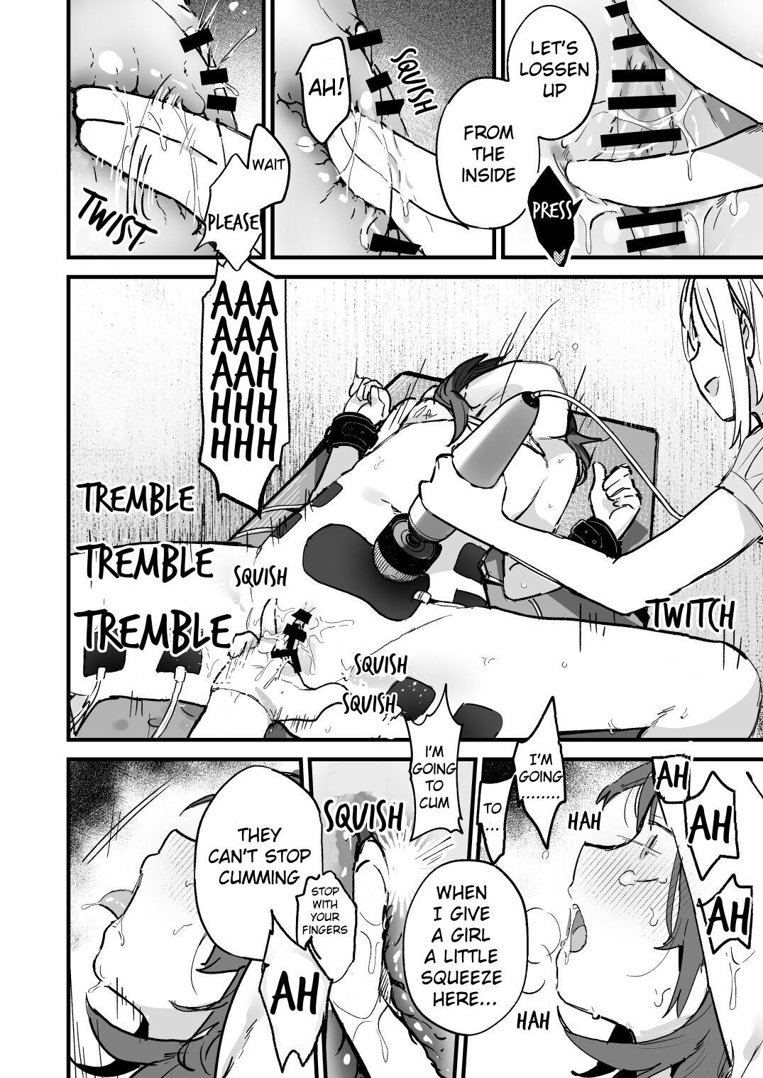 Denryuu Massage nanka de Iku Wakenai janai desuka | I Don't Think an Electric Current Massage is Going to Make Me Cum page 22 original parody - females only electric shocks hentai manga - read online free