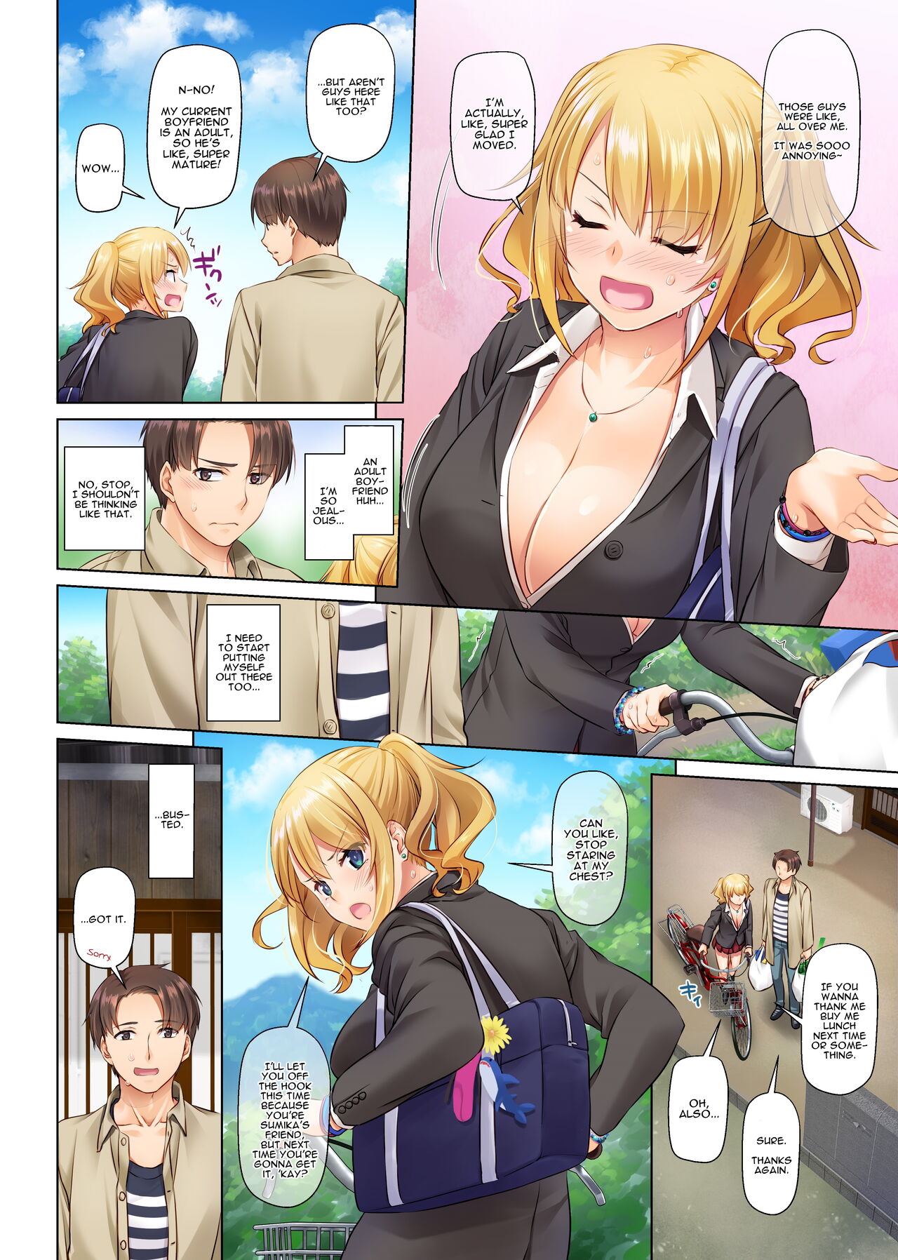[Digital Lover (Nakajima Yuka)] Inaka no Deaikei Gal wa Kyonyuu Shojo!? DLO-15 | Hooking Up With a Countryside Big-Titty Virgin - DLO-15 [English]  [Digital] page 12 original parody - sweating big breasts hentai manga - read online free