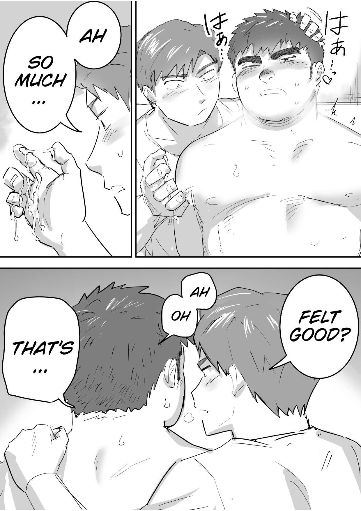 Junboku Gachimuchi Doutei-kun no Dokidoki Hatsu H! | The first sex of chubby, naive virgin boy page 20 original parody - handjob nakadashi hentai manga - read online free