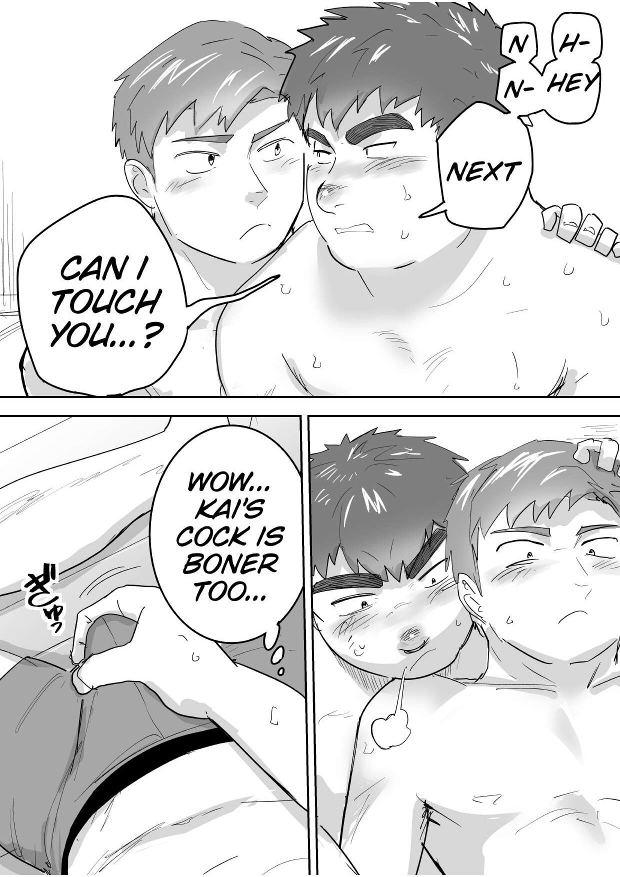 Junboku Gachimuchi Doutei-kun no Dokidoki Hatsu H! | The first sex of chubby, naive virgin boy page 21 original parody - handjob nakadashi hentai manga - read online free
