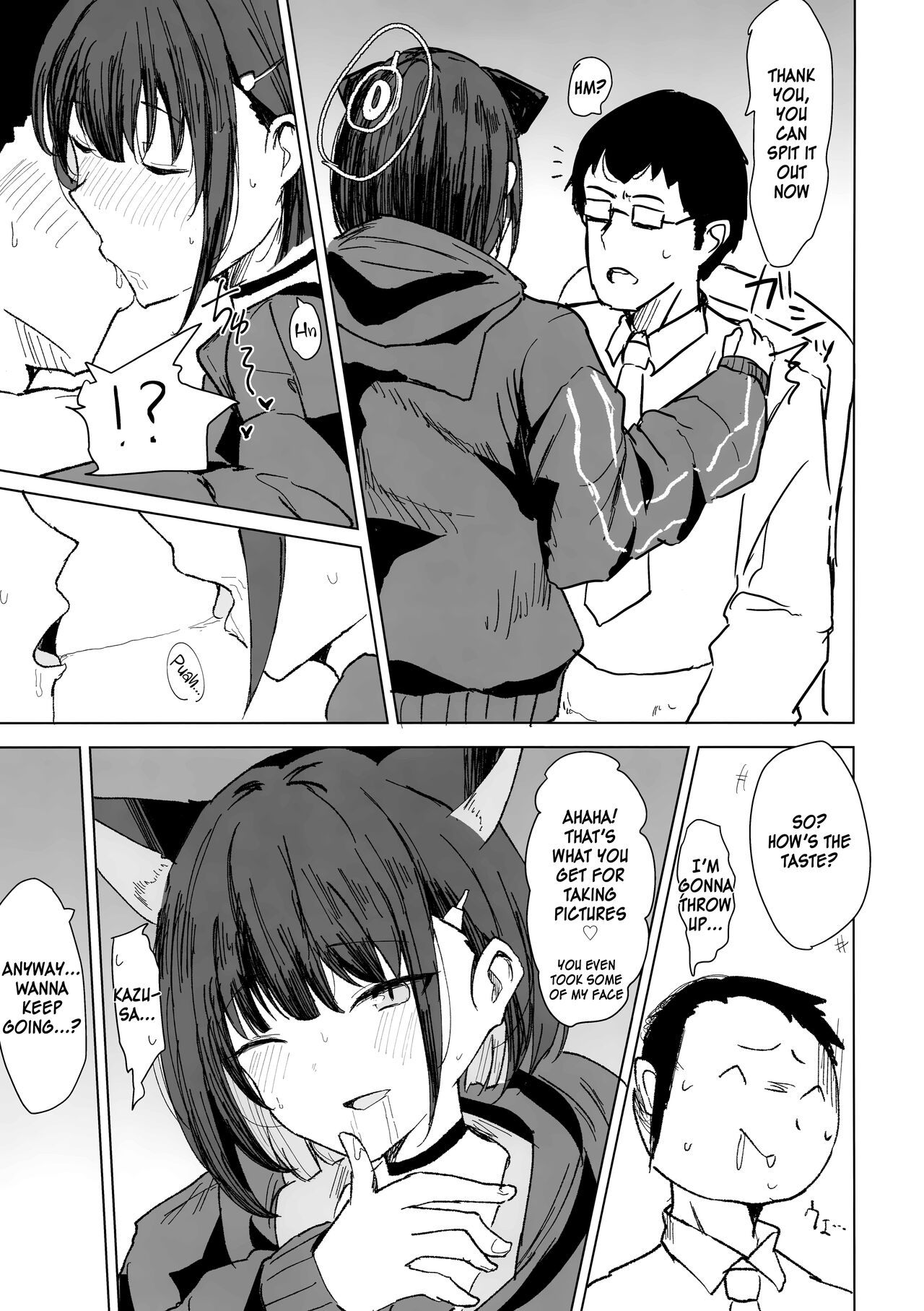 Kazusa Dori page 12 featuring sensei blue archive parody - pantyhose blowjob hentai manga - read online free