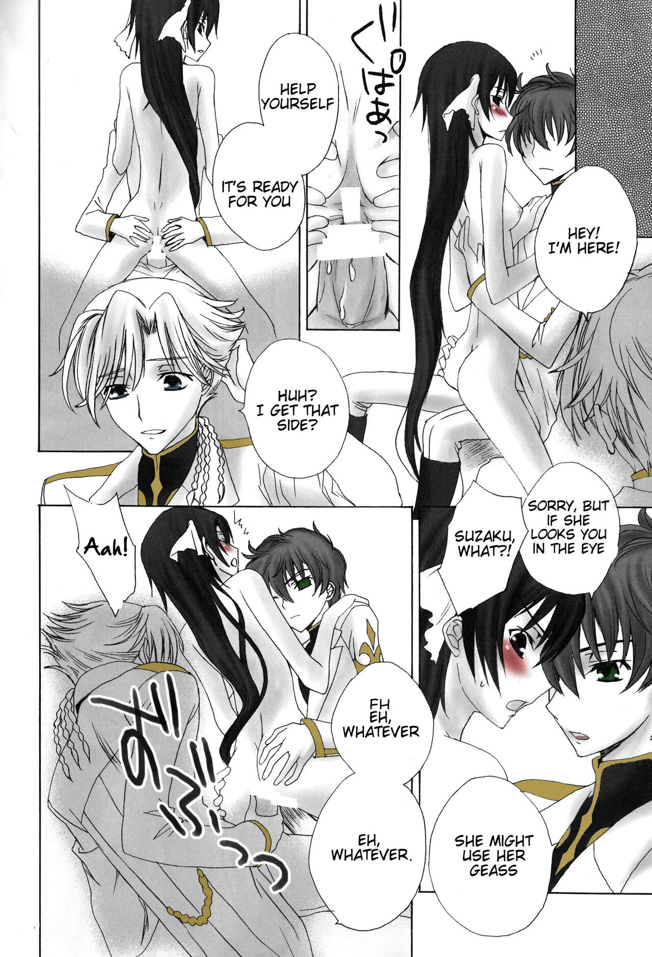 (HaruCC13) [Max & Cool (Sawamura Kina)] Dolce Rose (Code Geass: Lelouch of the Rebellion) [English] Colored page 13 featuring lelouch vi britannia code geass parody - rough translation hentai manga - read online free