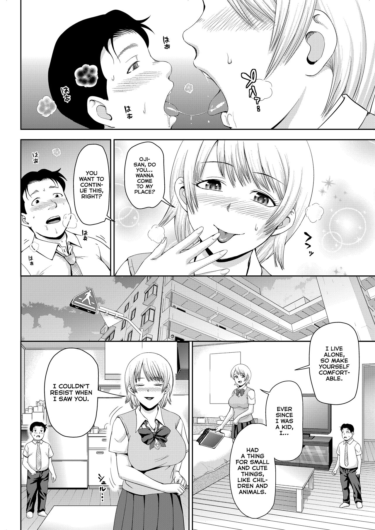 Ahn❤️ Lucky Day page 10 original parody - shrinking big breasts hentai manga - read online free