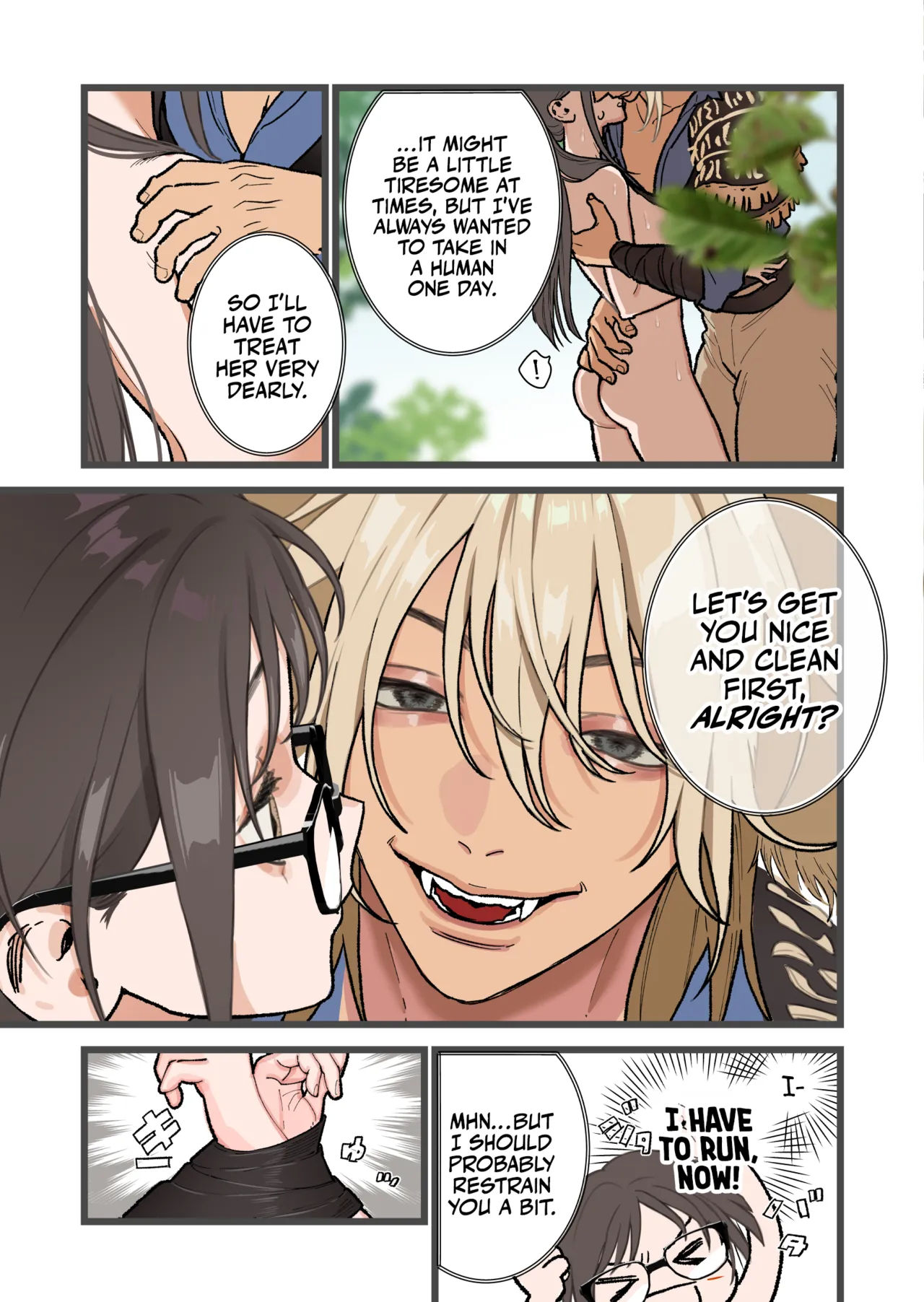 Juujin sekai de Watashi ha Pet page 19 original parody - big breasts mmf threesome hentai manga - read online free