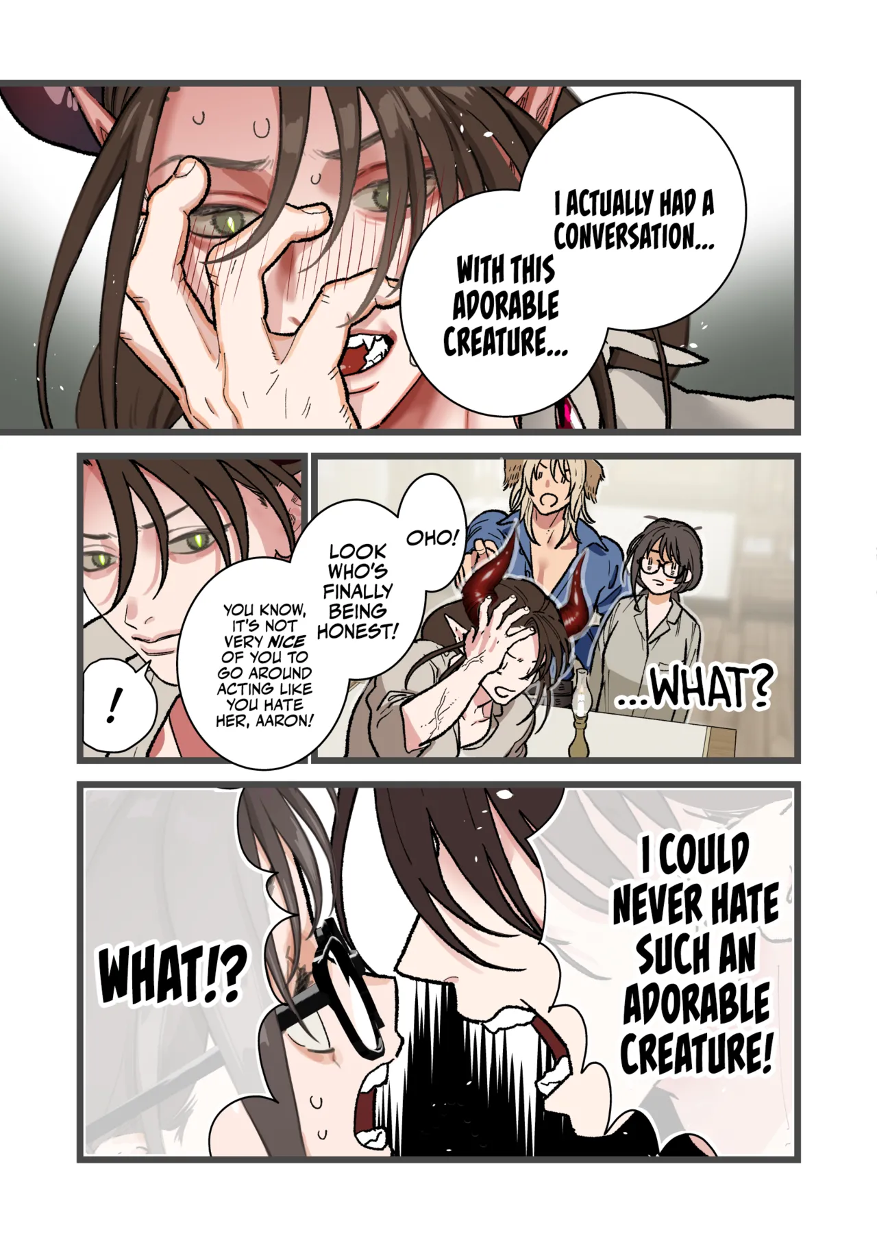 Juujin sekai de Watashi ha Pet page 37 original parody - big breasts mmf threesome hentai manga - read online free