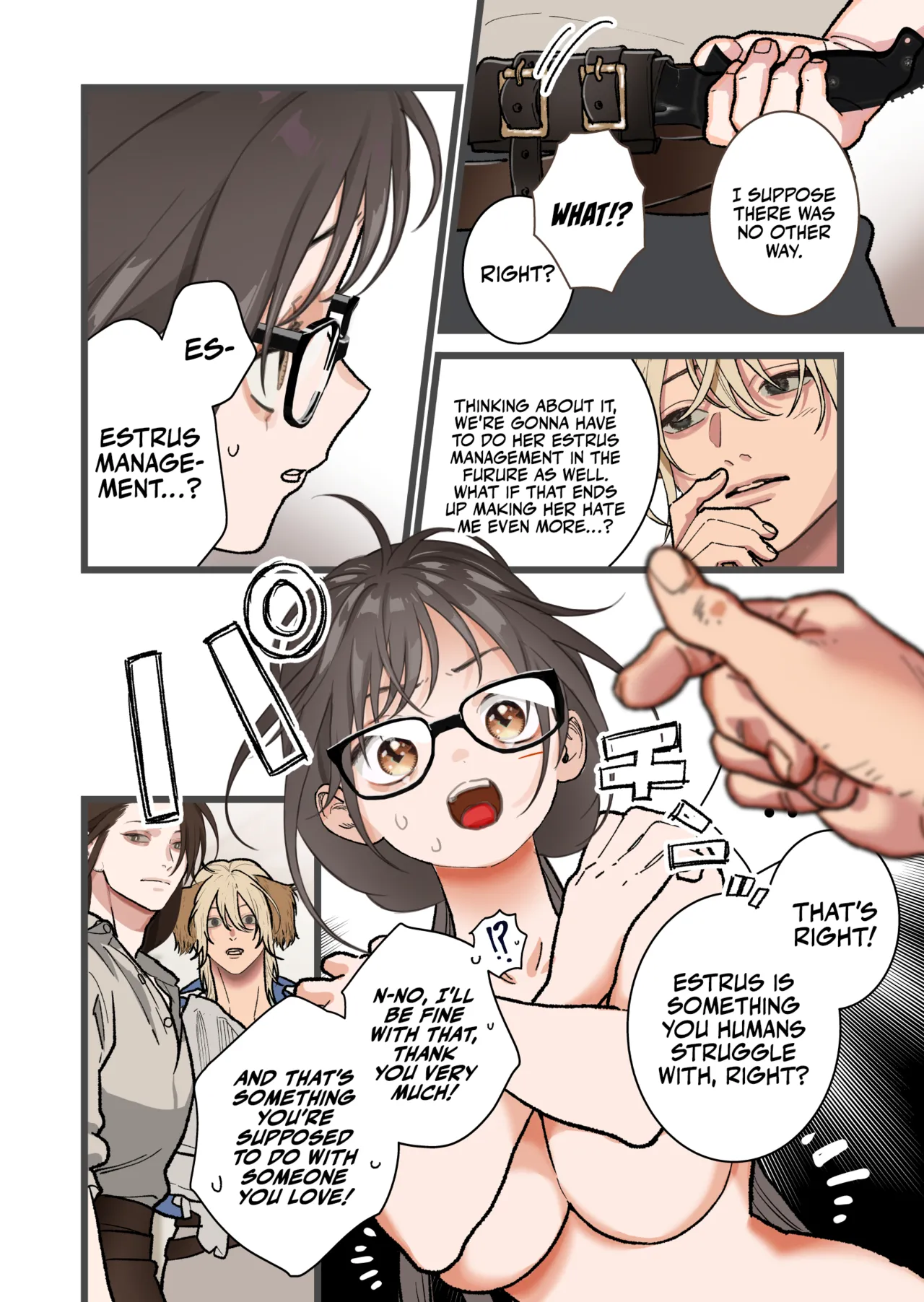 Juujin sekai de Watashi ha Pet page 40 original parody - big breasts mmf threesome hentai manga - read online free