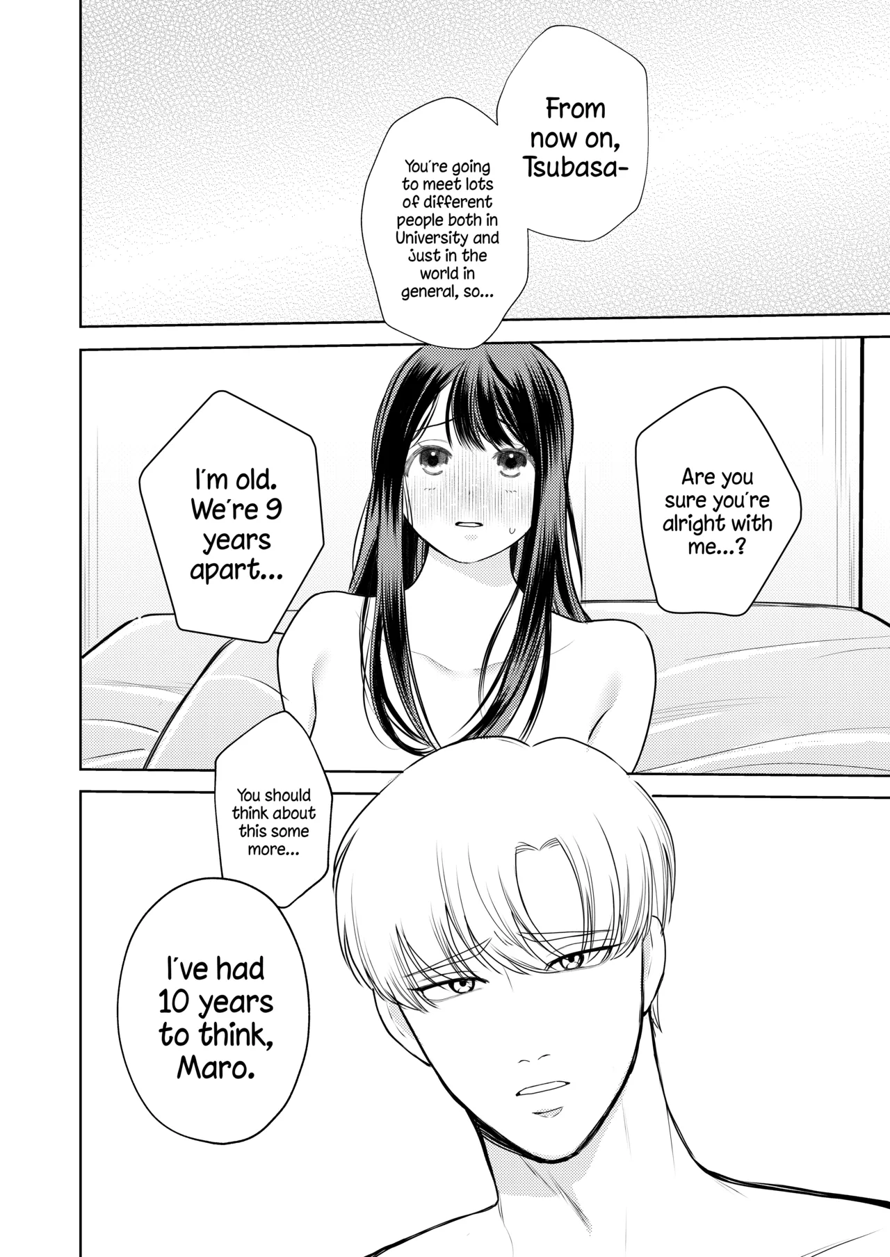 Shuuchaku Shinaide! Tsubasa-kun! page 38 original parody - kissing small breasts hentai manga - read online free