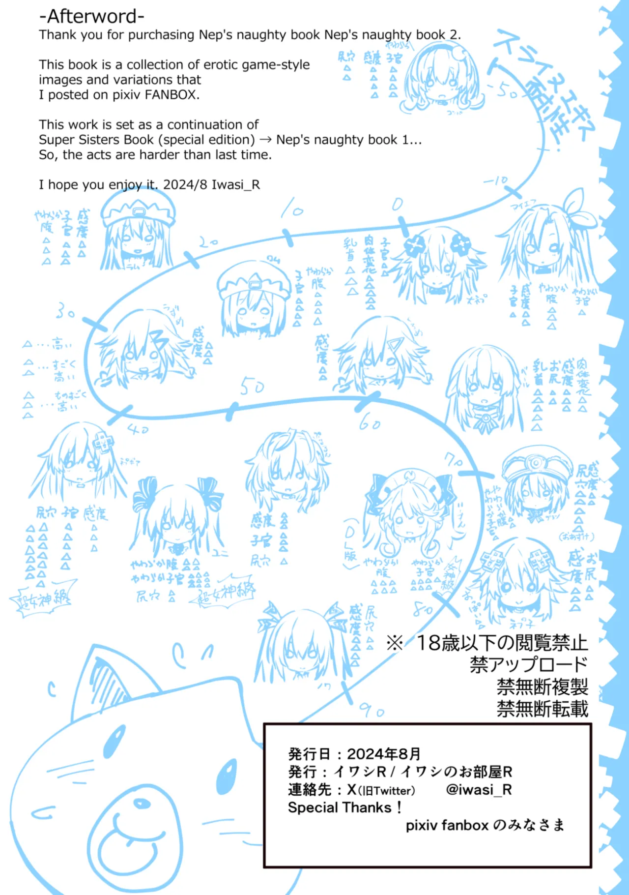 Nep's naughty book 2 - Nep no Ecchi na Hon 2 page 108 featuring rom hyperdimension neptunia parody - mmf threesome group hentai manga - read online free