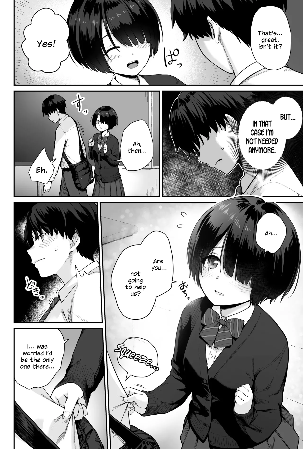 Sora no Hoshi wa Tada no Hikari page 22 original parody - kissing leg lock hentai manga - read online free
