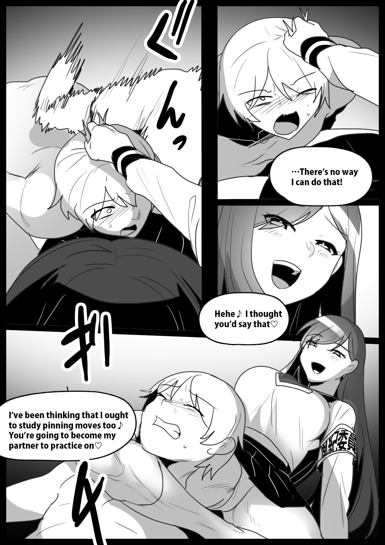Girls Beat! page 15 original parody - ryona femdom hentai manga - read online free