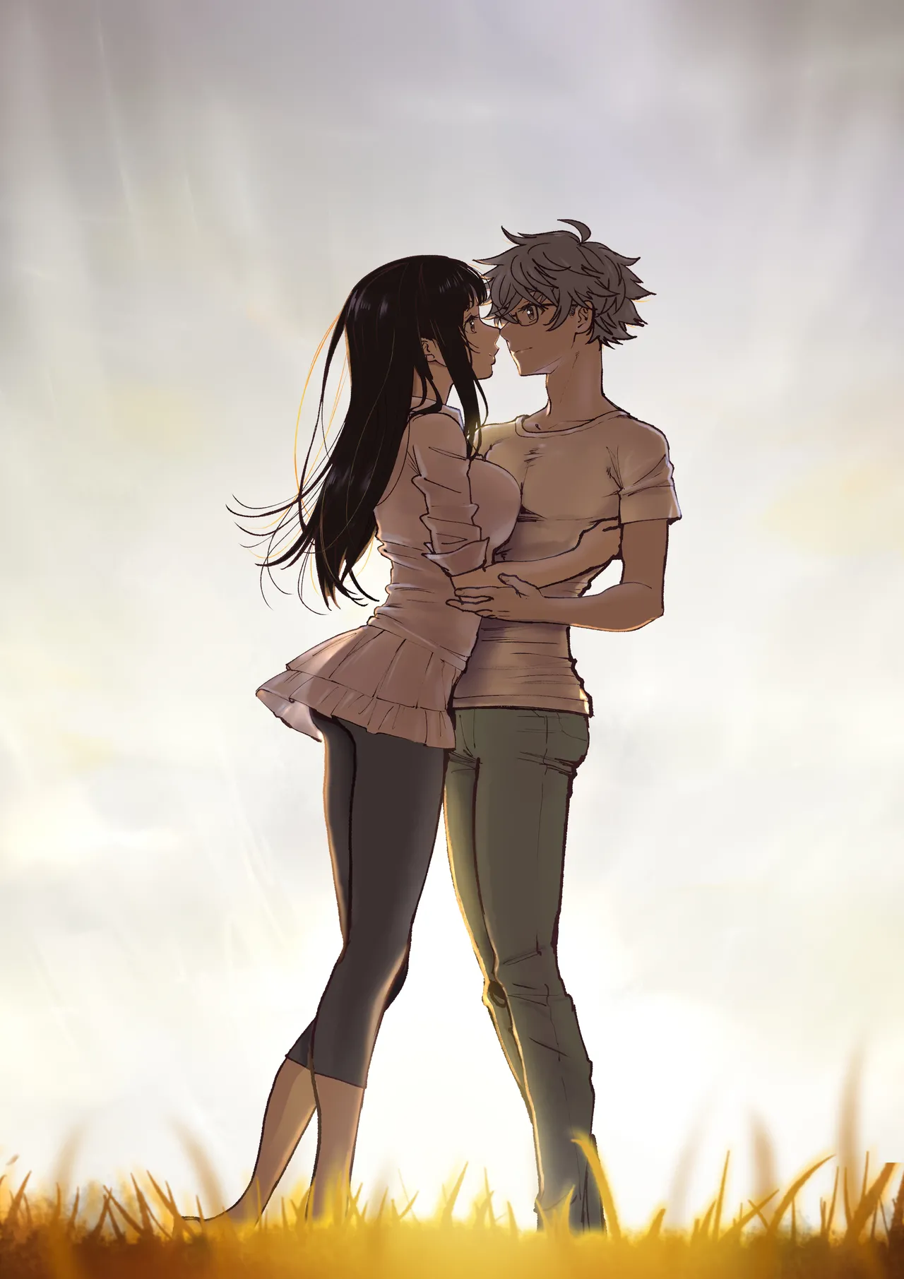 Futari no Aishou page 91 original parody - sweating kissing hentai manga - read online free