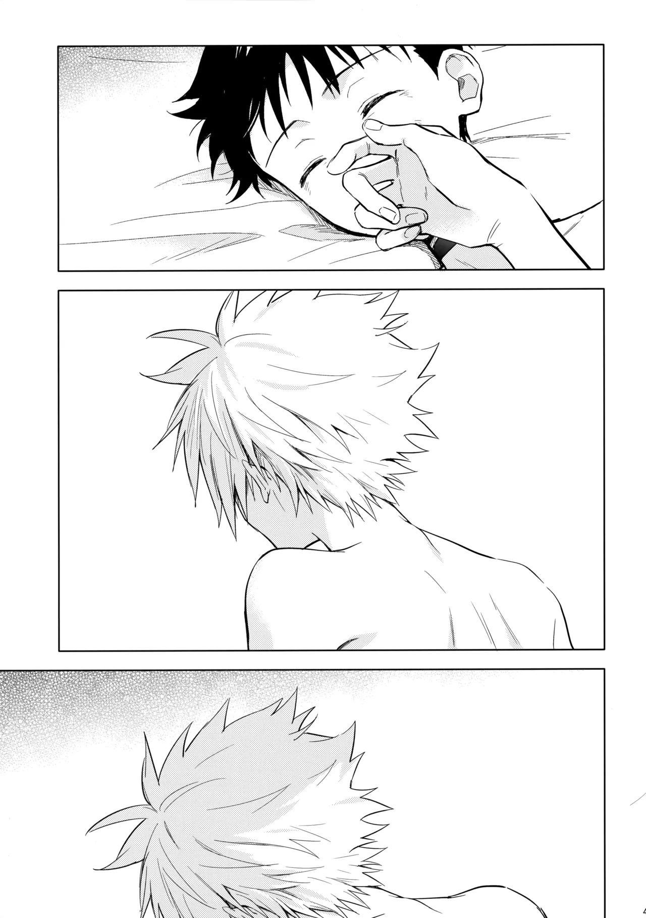 Utsukushiki Hito page 46 featuring shinji ikari neon genesis evangelion parody - kissing males only hentai manga - read online free