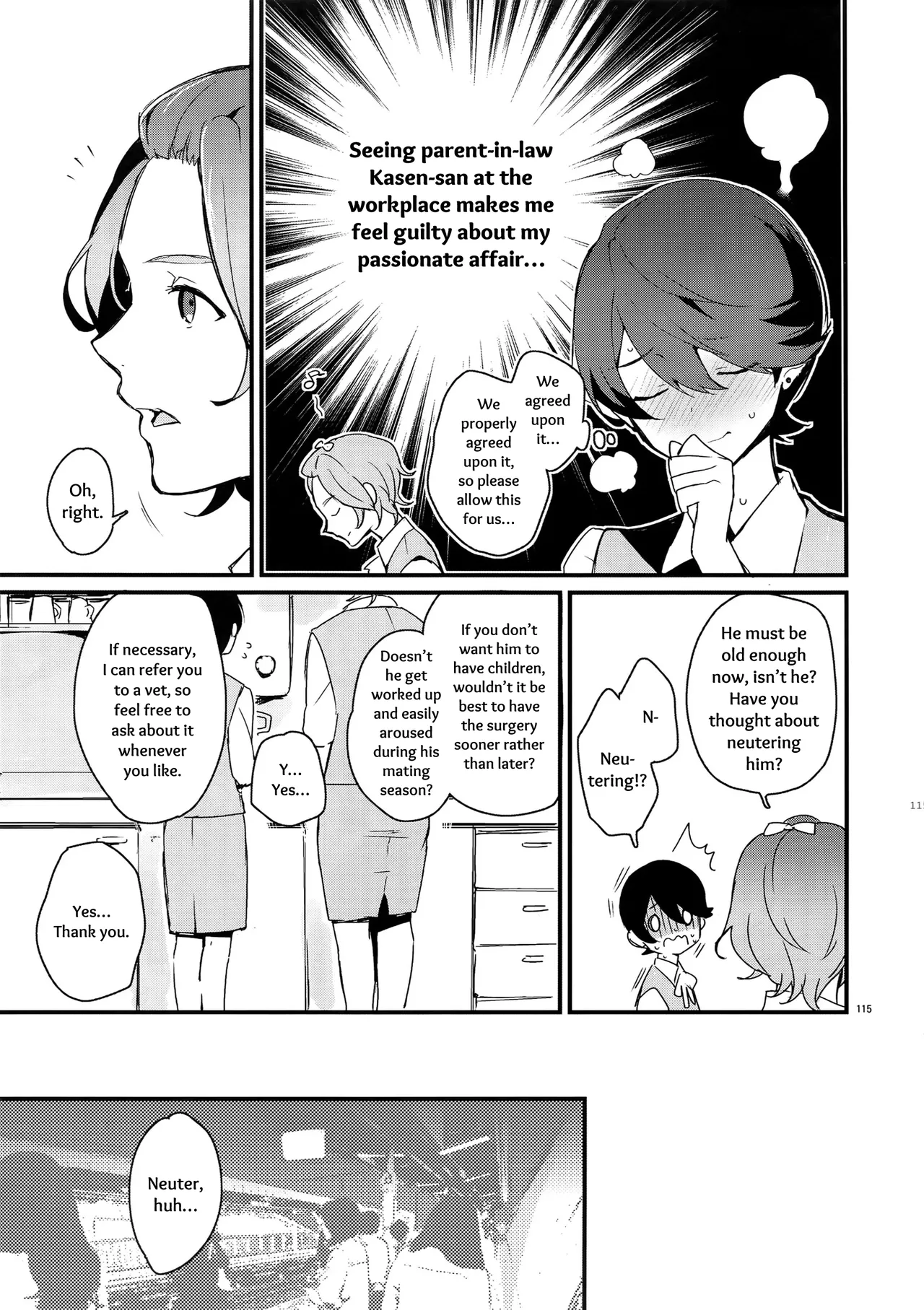 Sairoku | Reprint page 114 featuring horikawa kunihiro touken ranbu parody - onahole catboy hentai manga - read online free