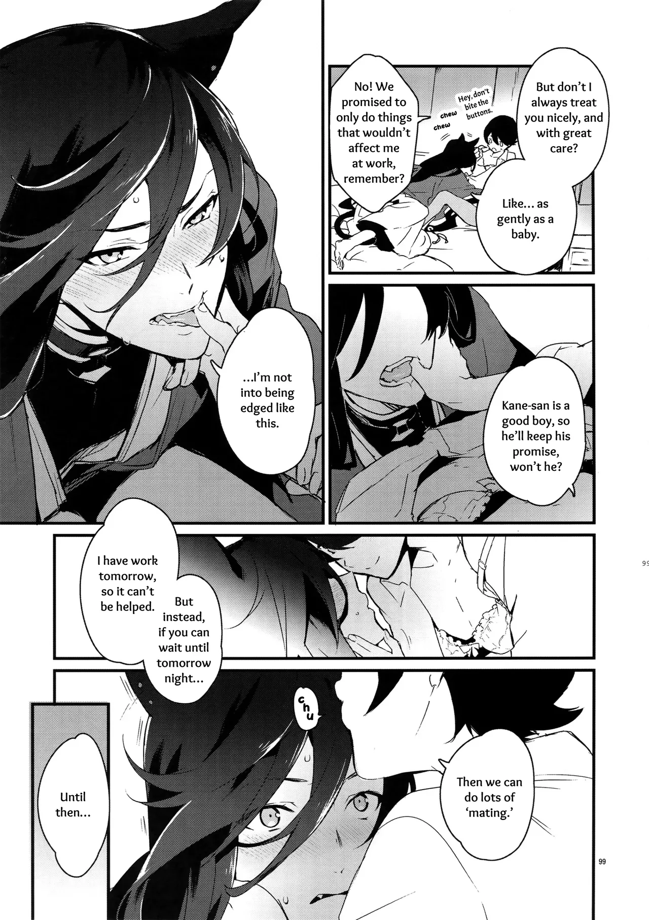 Sairoku | Reprint page 98 featuring horikawa kunihiro touken ranbu parody - onahole catboy hentai manga - read online free