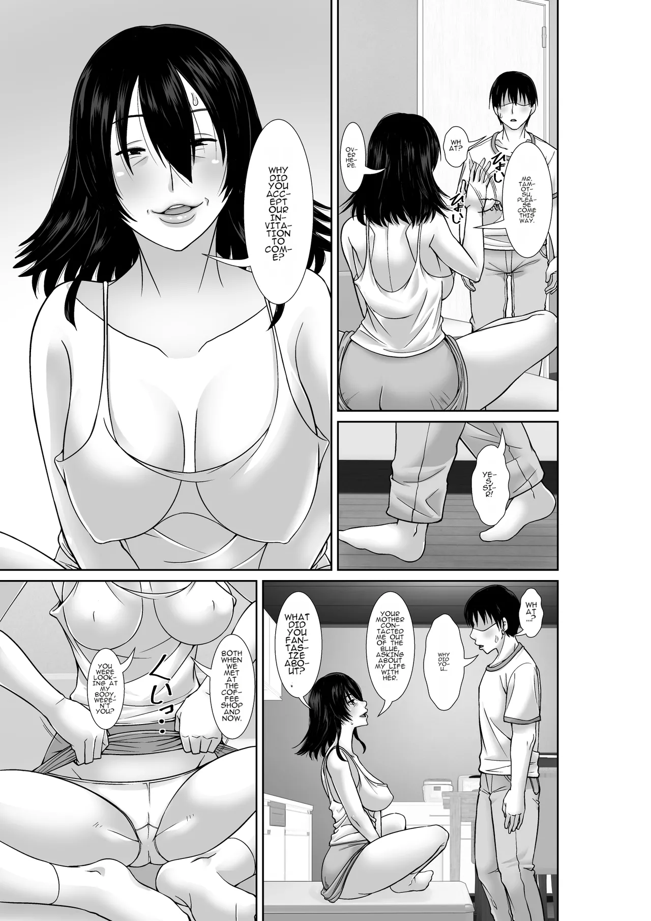 [Hoyoyodou] 20-nen-buri ni Saikai Shita Haha ga Yuuwaku Shite Kuru [English] page 9 original parody - big breasts mother hentai manga - read online free