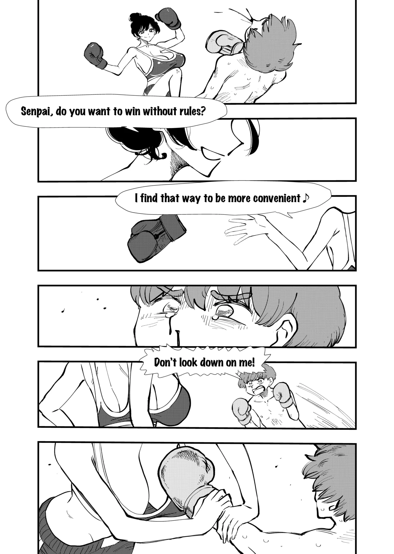 Queen's Lesson page 9 original parody - big breasts ryona hentai manga - read online free