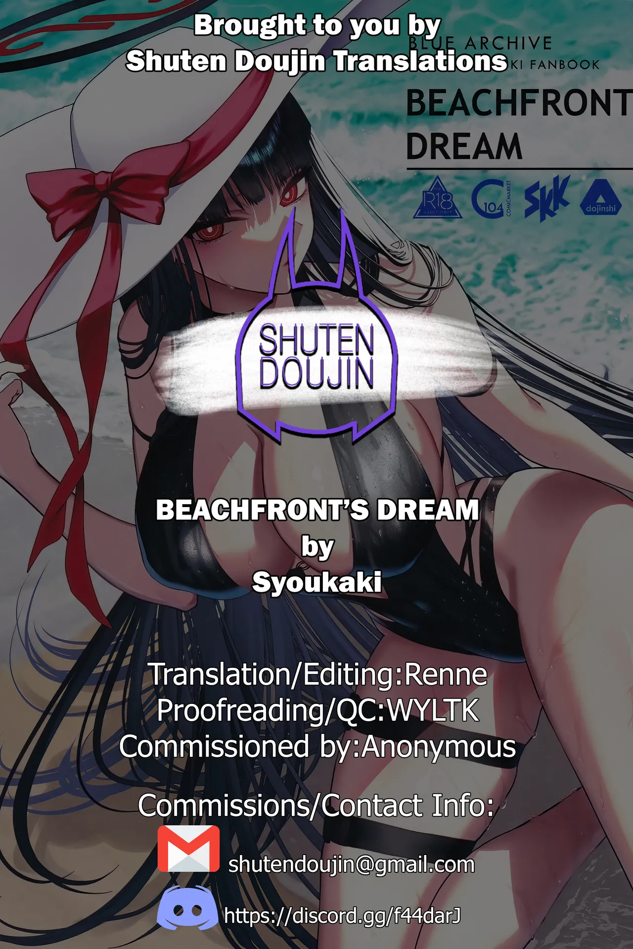 BEACHFRONT’S DREAM page 35 featuring sensei blue archive parody - big breasts swimsuit hentai manga - read online free