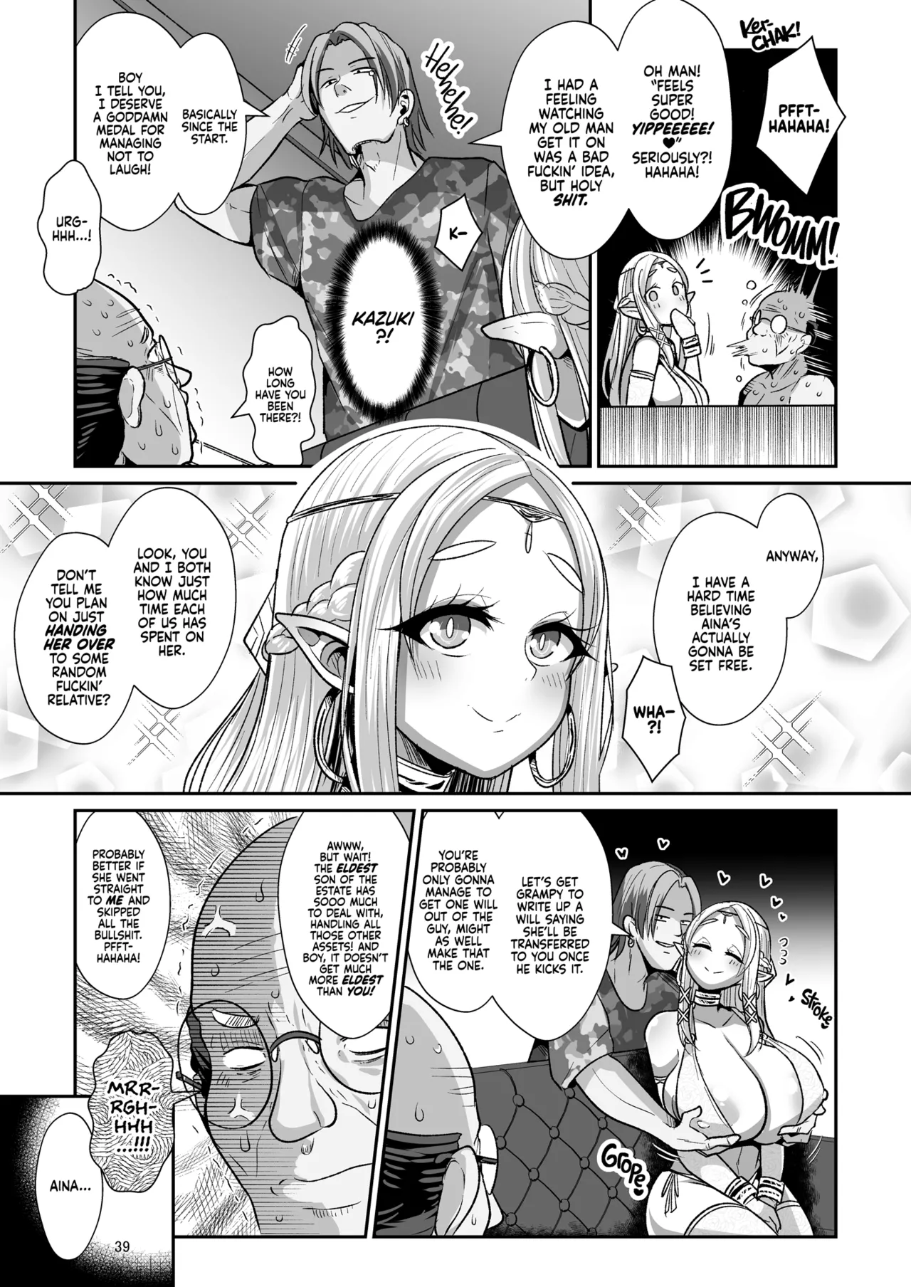 H Seidorei Elf no Souzoku Mondai ni Tsuite ~ Rinjuu-hen | Machinations of an Elven Concubine Part One: Deathbed page 41 original parody - elf big breasts hentai manga - read online free