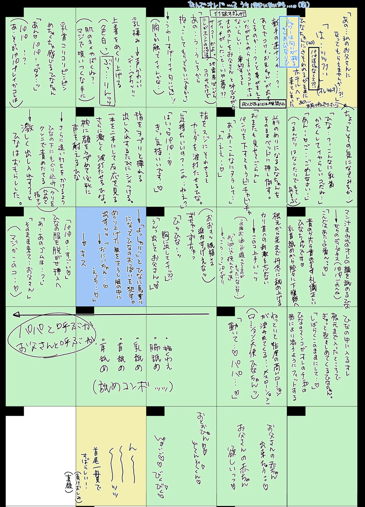 Hina-chan wa Papa ga Hoshikatta. | 日向想要一位爸爸。 page 50 original parody - kissing big breasts hentai manga - read online free