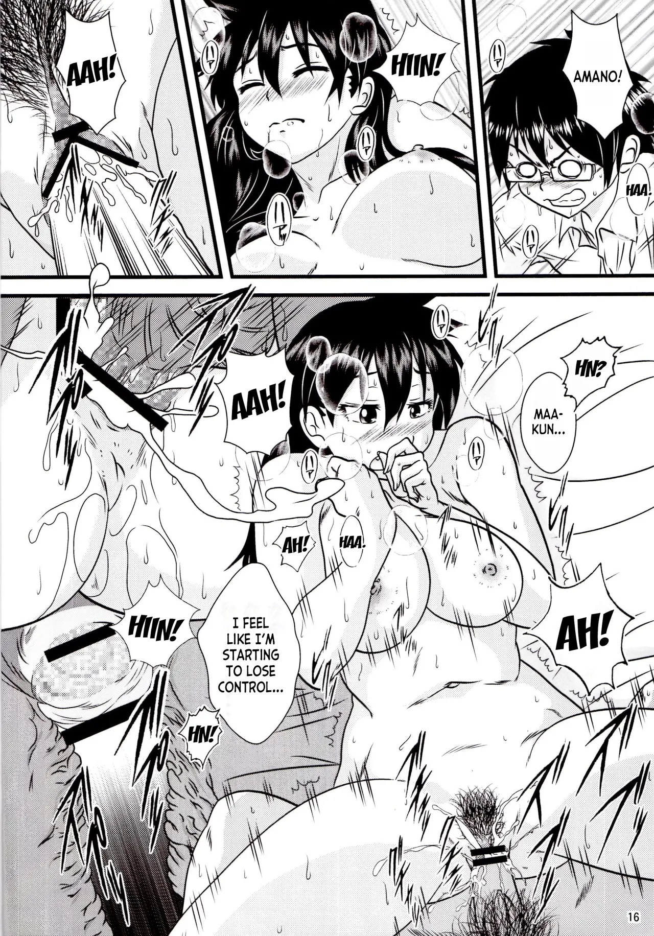 Muchimuchi Amanocchi page 15 featuring megumi amano amano megumi ha sukidarake parody - big breasts glasses hentai manga - read online free
