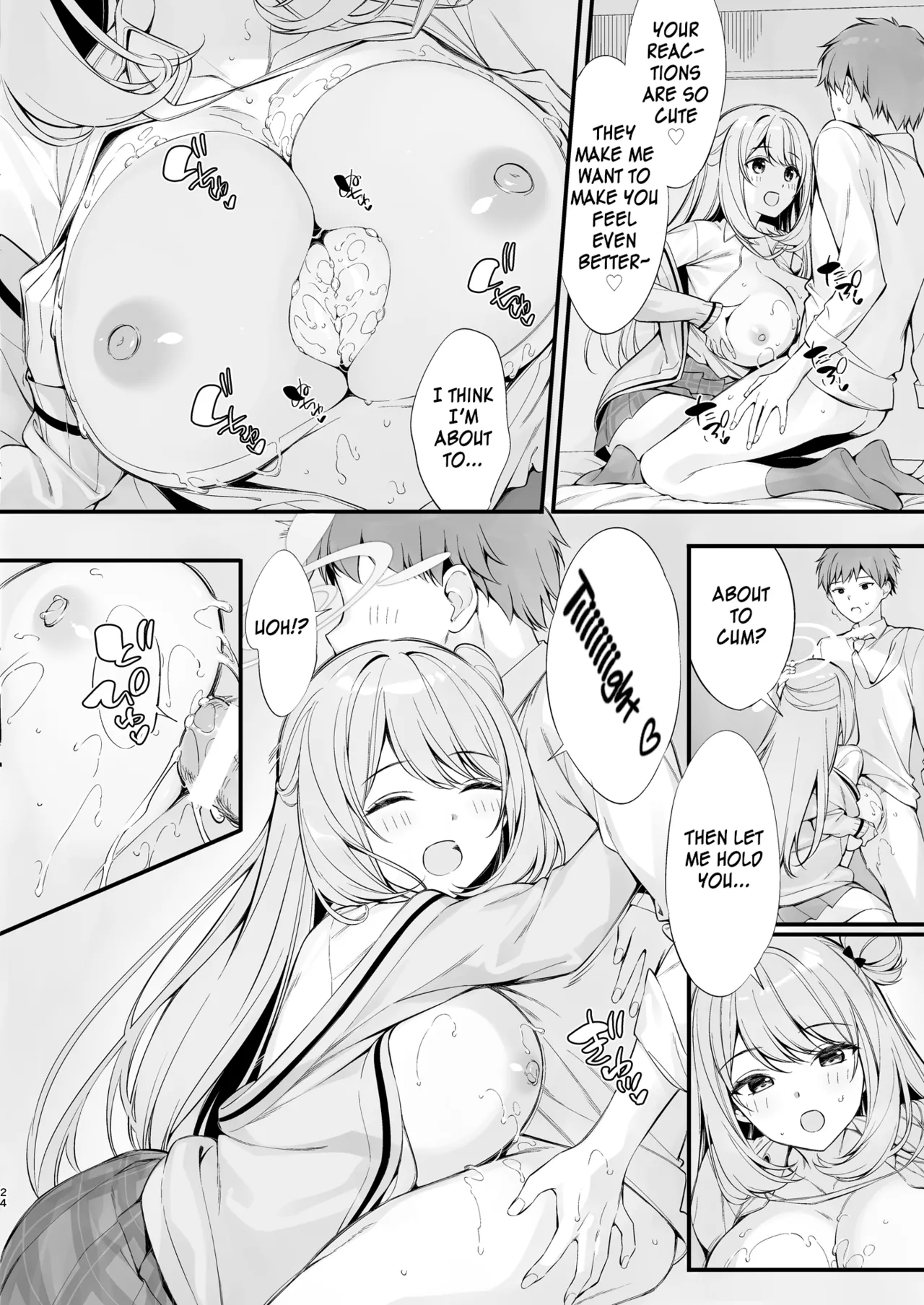 Sensei, Nechattan desu ka? Osocchattemo Ii desu ka? | Sensei, are you sleeping? May I assault you? page 23 featuring nonomi izayoi blue archive parody - big breasts nakadashi hentai manga - read online free