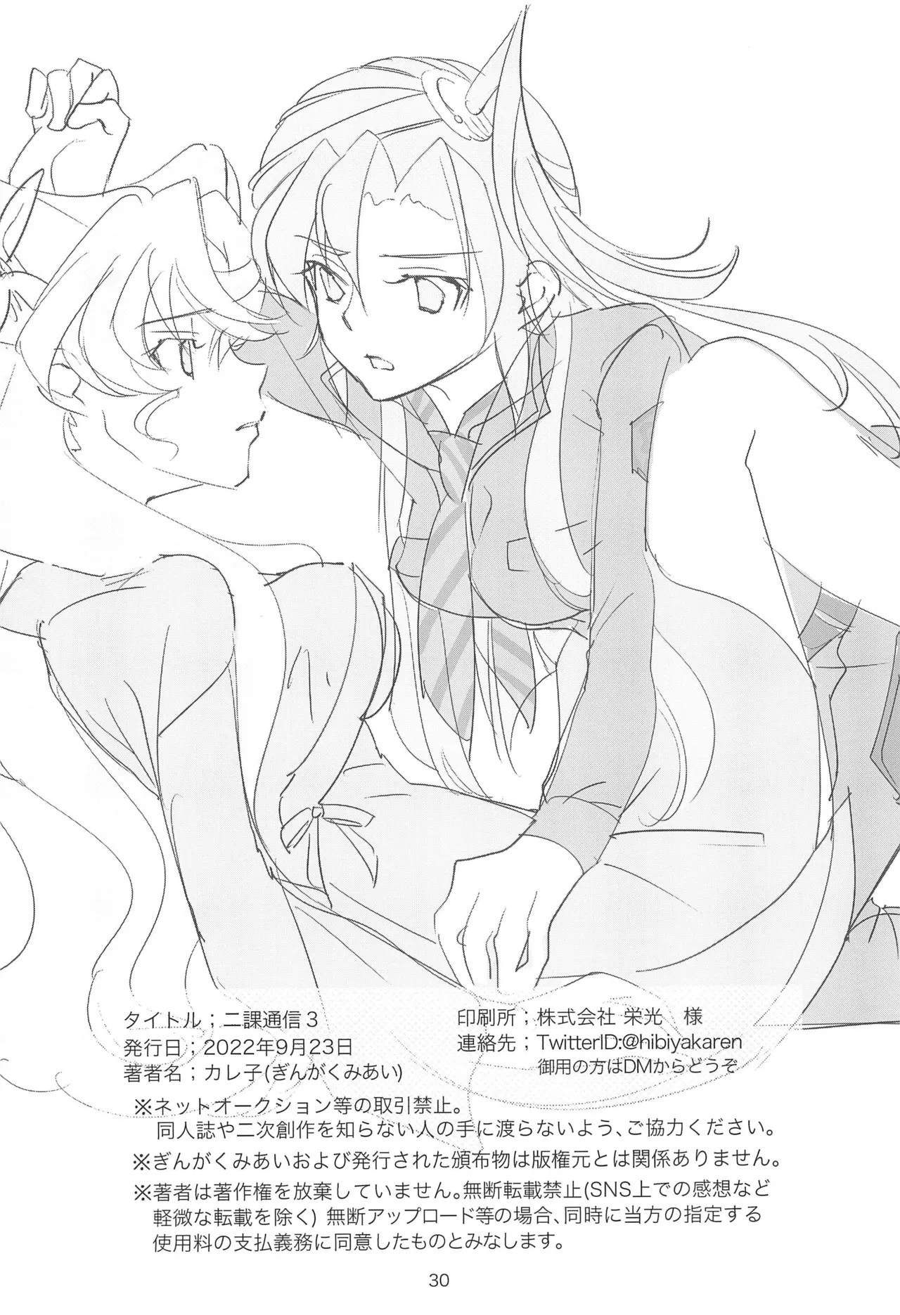 Nika Tsuushin 3 page 30 featuring tsubasa kazanari senki zesshou symphogear parody - big breasts females only hentai manga - read online free