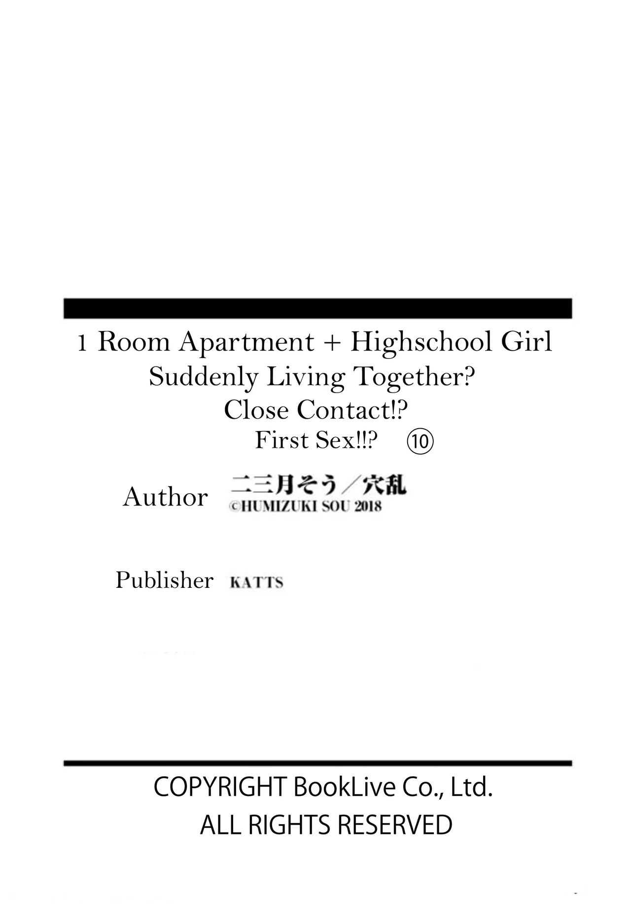 1 Room Apartment + Highschool Girl Suddenly Living Together? Close Contact!? First Sex!!? Ch.1-10 page 259 - uncensored masturbation hentai manga - read online free