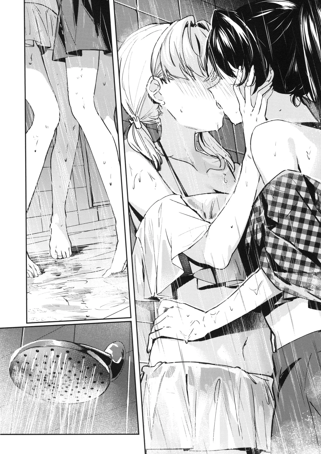POWDER BLUE page 18 featuring kaho hinoshita love live hasunosora jogakuin school idol club parody - kissing swimsuit hentai manga - read online free