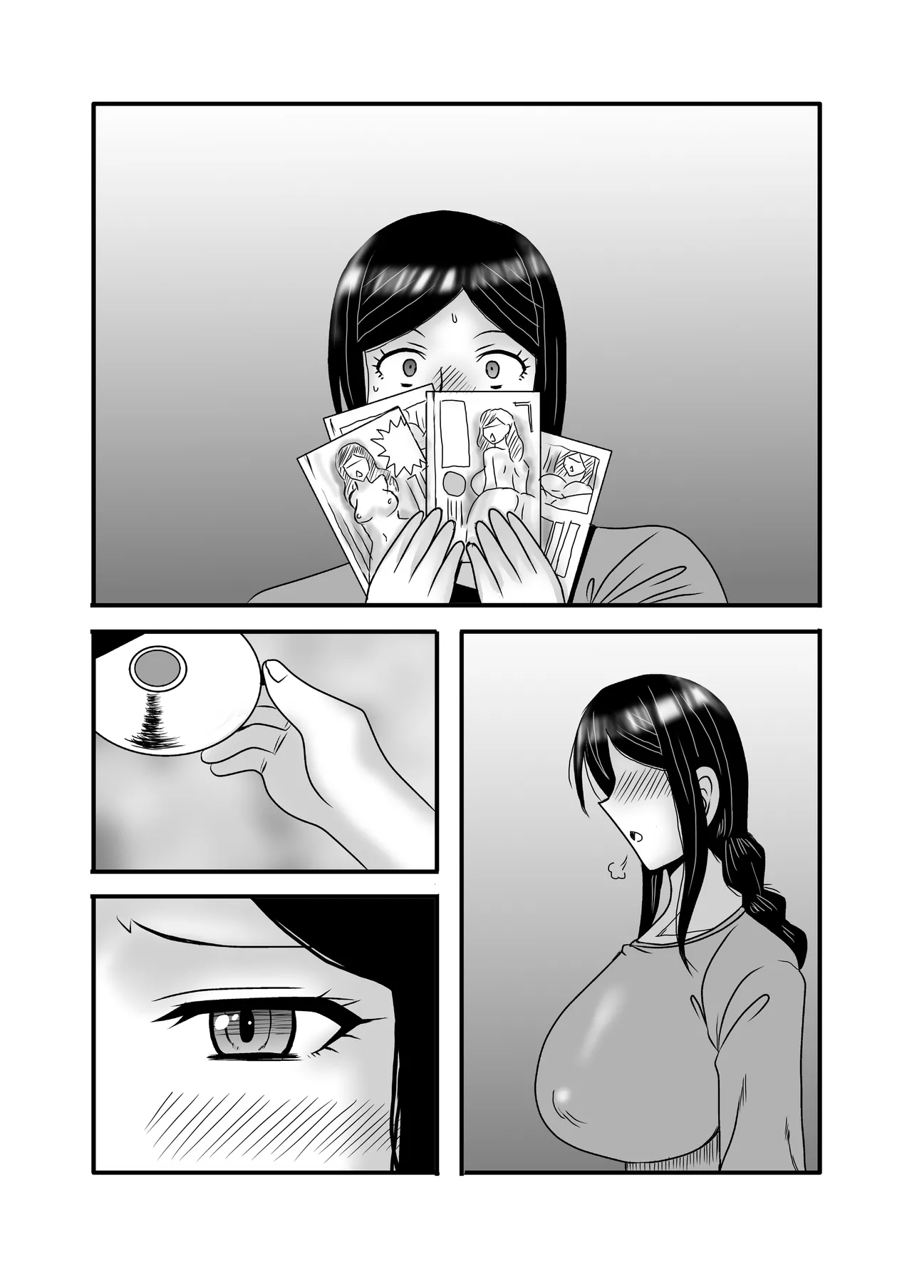 Yasashikute Kyonyuu no Okaasan ga Musuko Chinpo de Baka ni Nacchau Hanashi 3 page 86 original parody - milf big breasts hentai manga - read online free