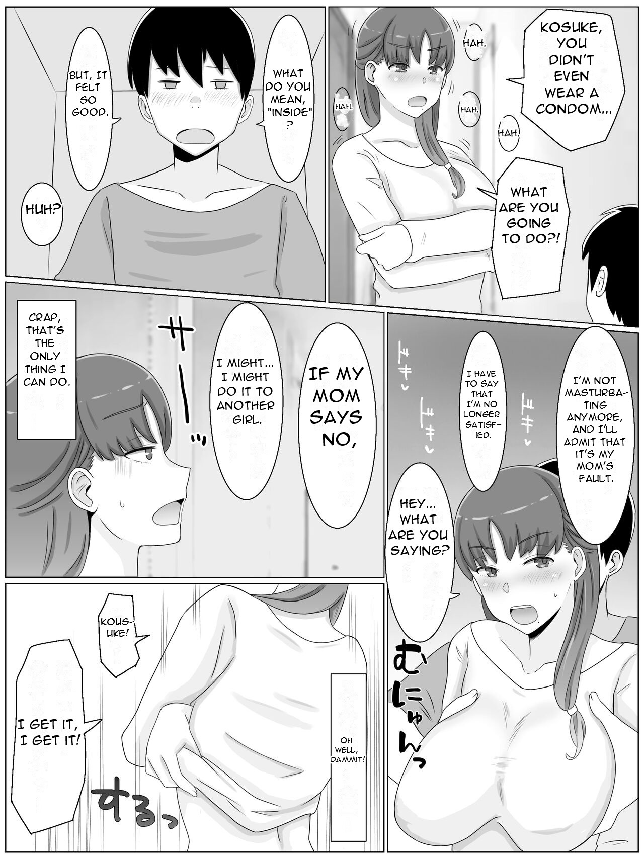Kaa-san to Shitai Koto ~ Musuko no Kodane de Haramu Kyonyuu Haha page 32 original parody - milf big breasts hentai manga - read online free