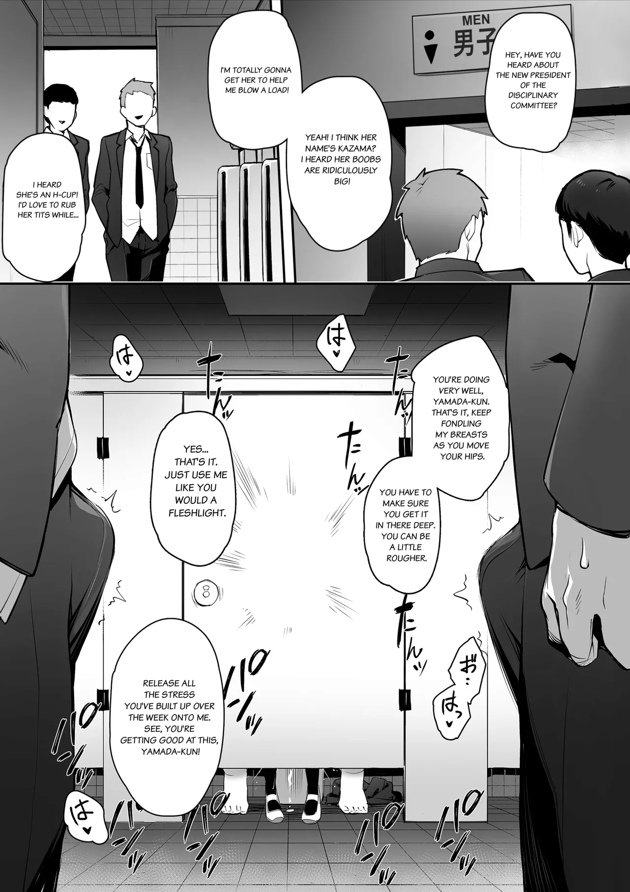Atarashii Fuuki Iinchou ga Kyonyuu Sugiru Ken | About the New President of the Disciplinary Committee's Huge Tits page 13 original parody - big breasts group hentai manga - read online free