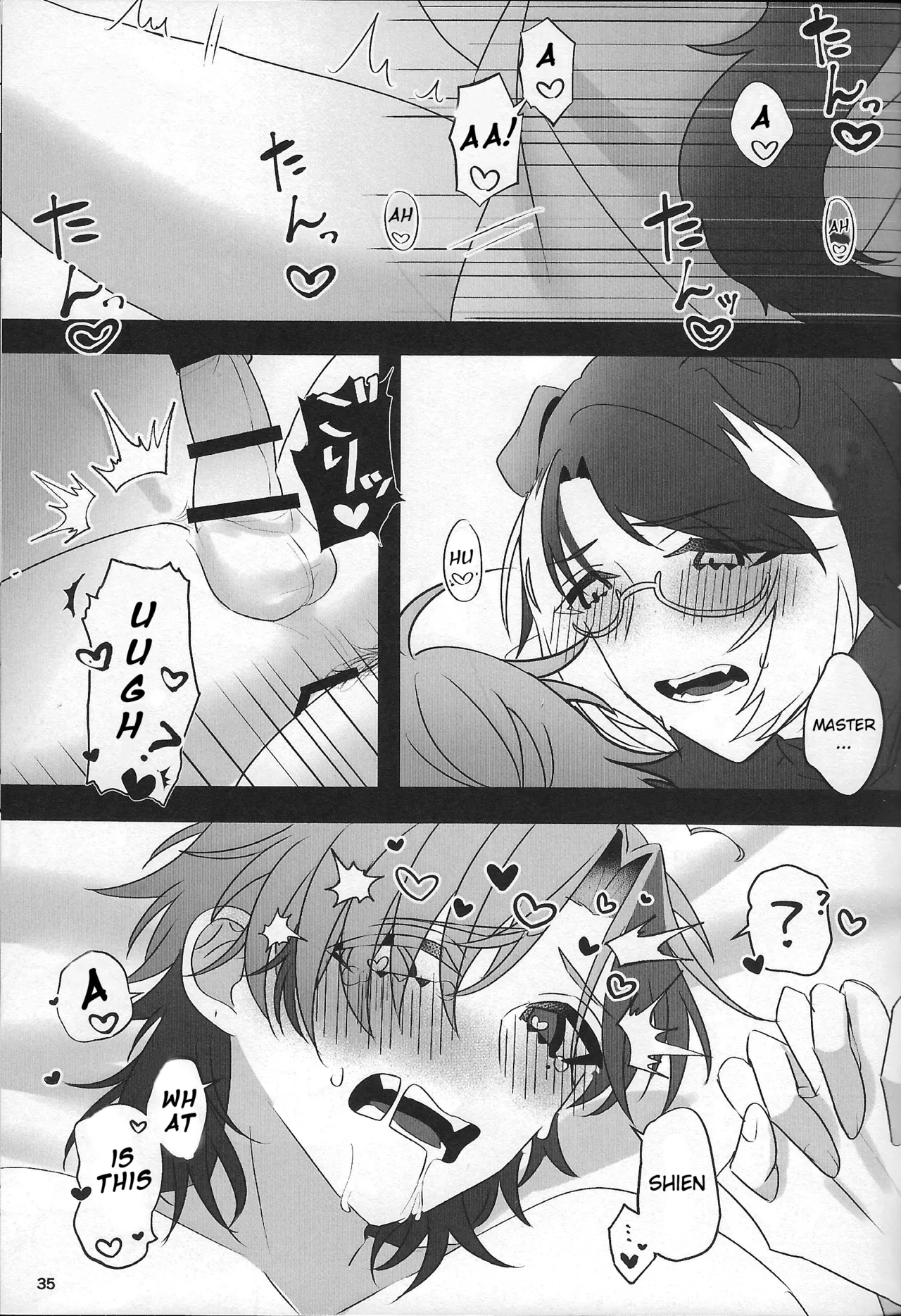 The Courtship Won't Stop! page 36 featuring kageyama shien hololive parody - vampire glasses hentai manga - read online free