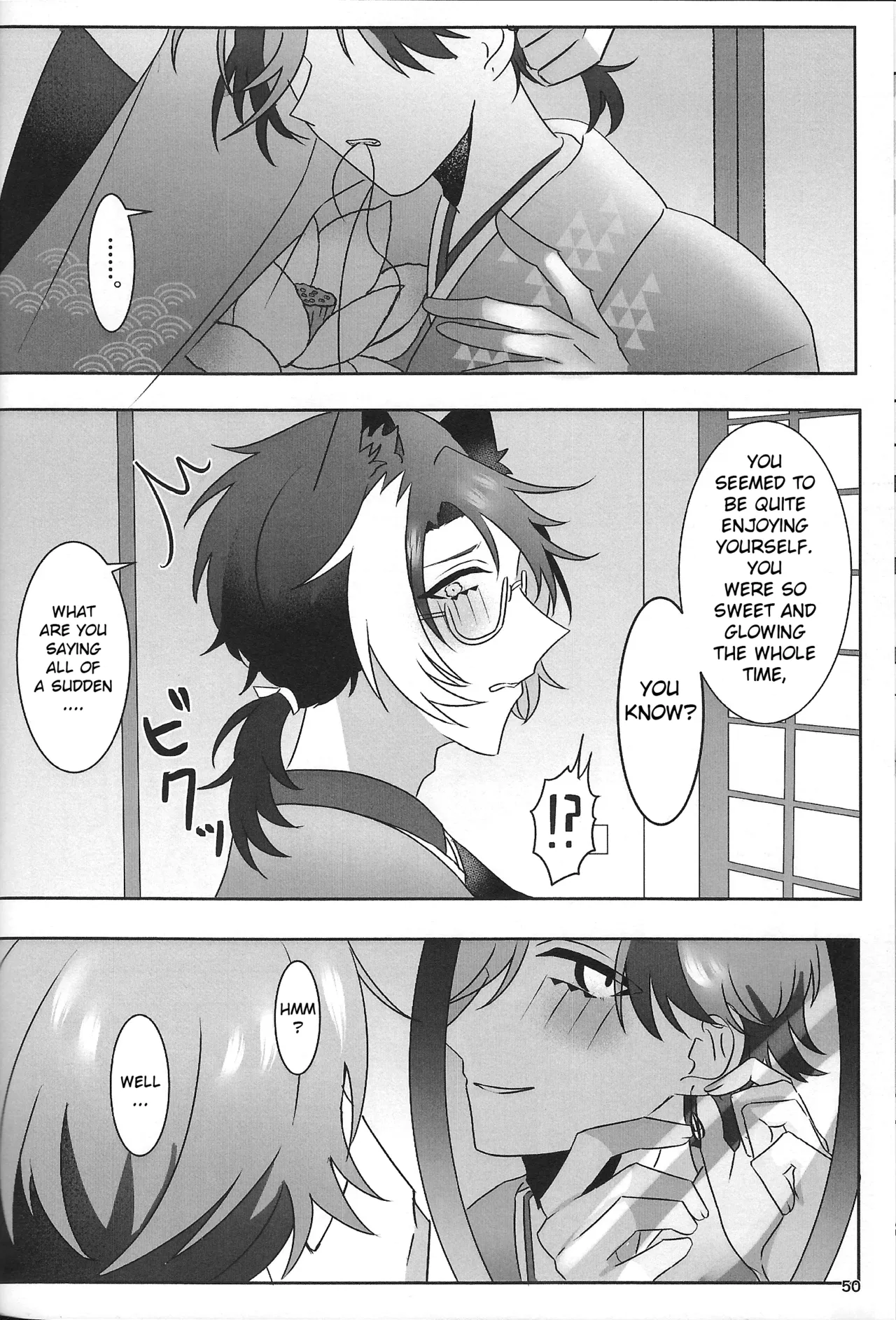 The Courtship Won't Stop! page 51 featuring kageyama shien hololive parody - vampire glasses hentai manga - read online free