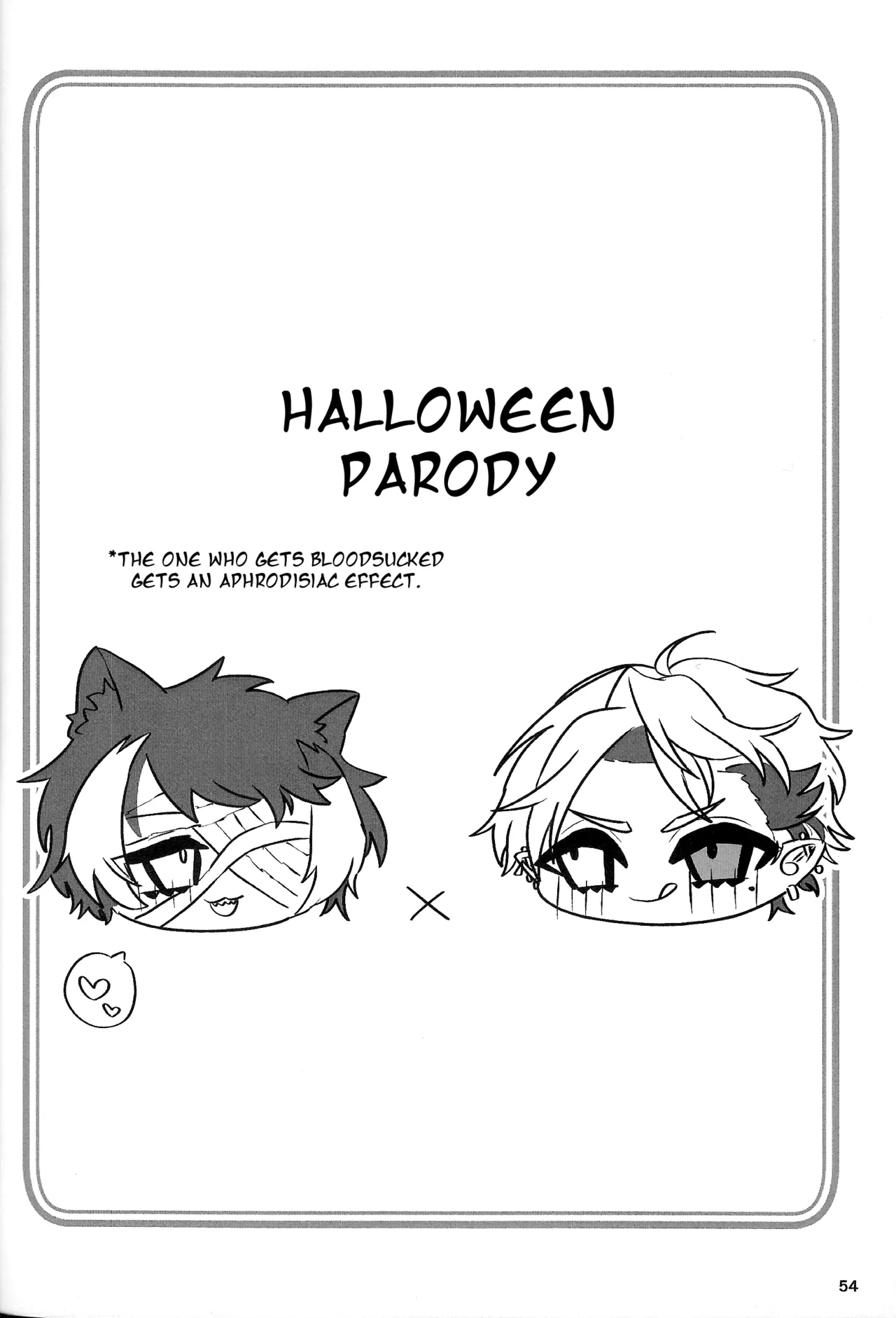 The Courtship Won't Stop! page 55 featuring kageyama shien hololive parody - vampire glasses hentai manga - read online free