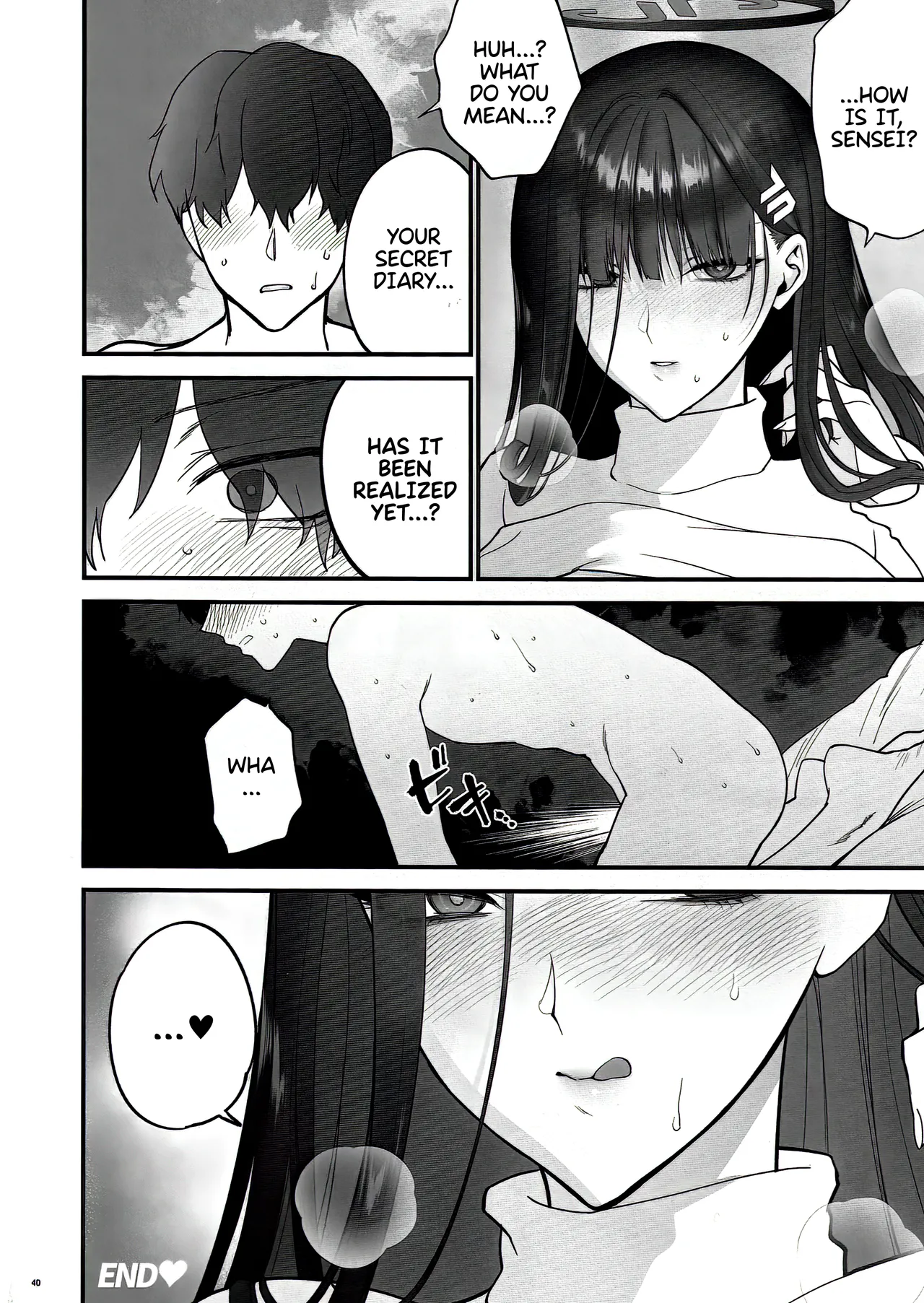 Oshioki no Jikan - Punishment time page 40 featuring sensei blue archive parody - squirting big breasts hentai manga - read online free