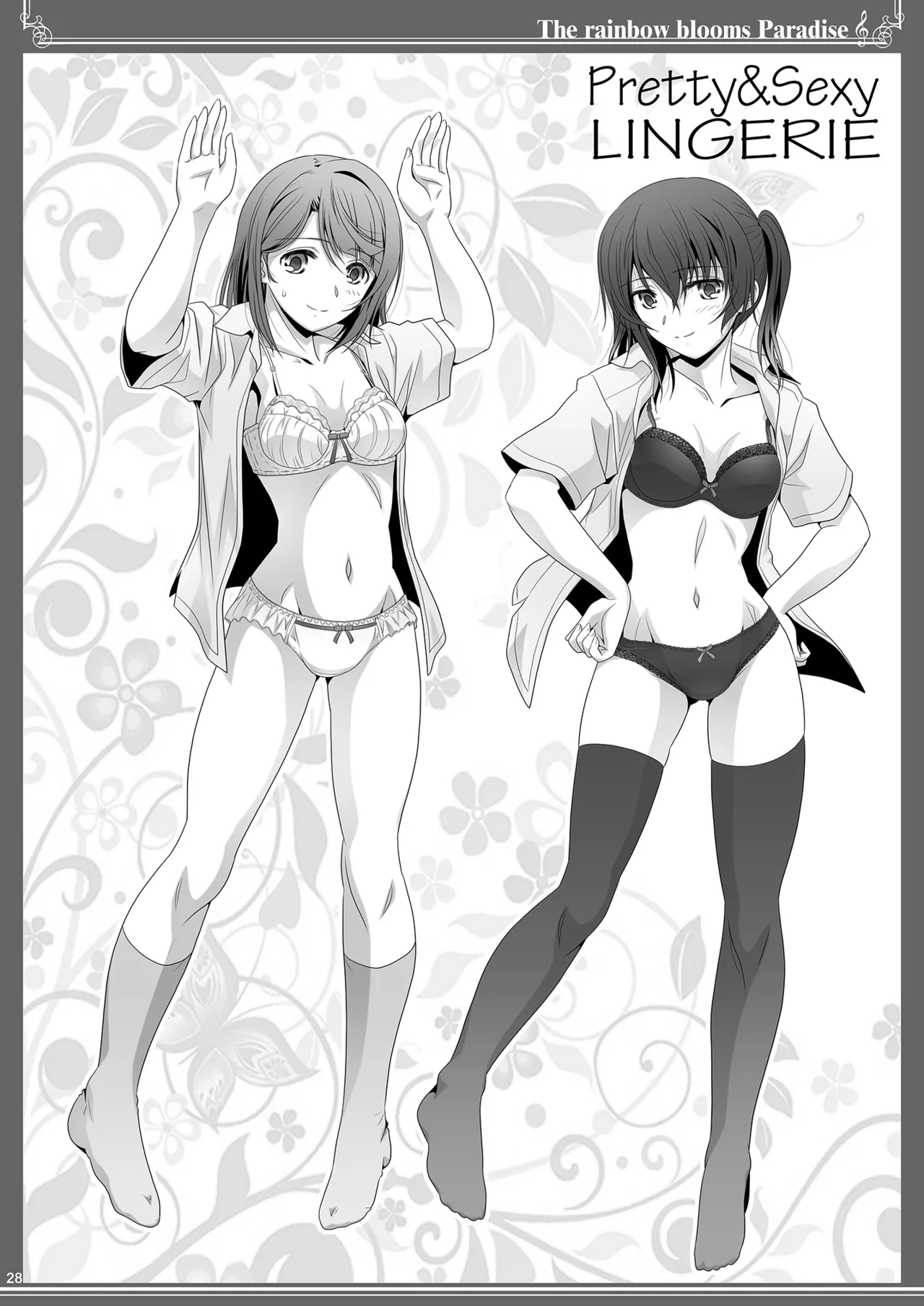 Nijigasaku Rakuen - The Rainbow Blooms Paradise I song Dream with You page 28 featuring ayumu uehara love live nijigasaki high school idol club parody - females only schoolgirl uniform hentai manga - read online free