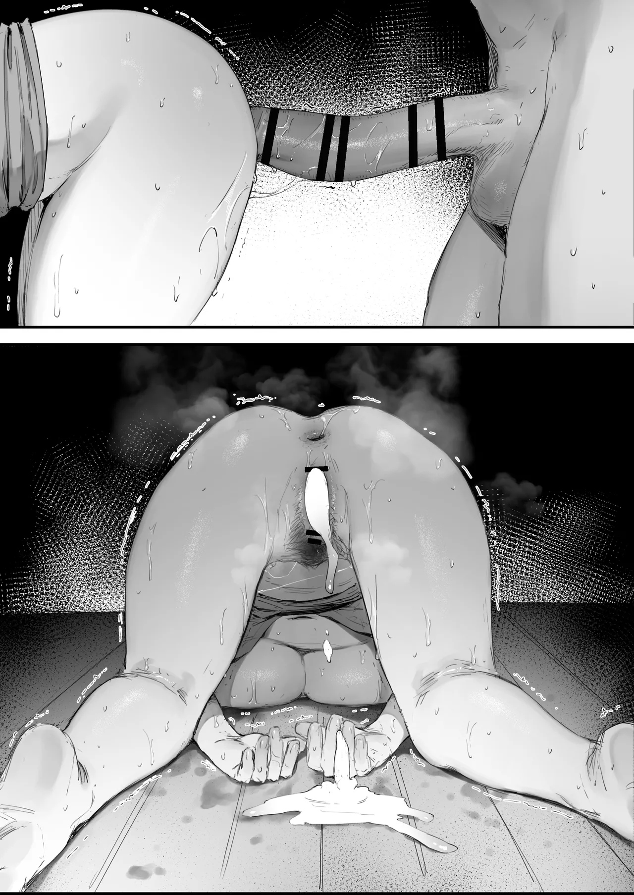 Shokken Ranyou Oni Kyoukan page 17 original parody - leg lock nakadashi hentai manga - read online free