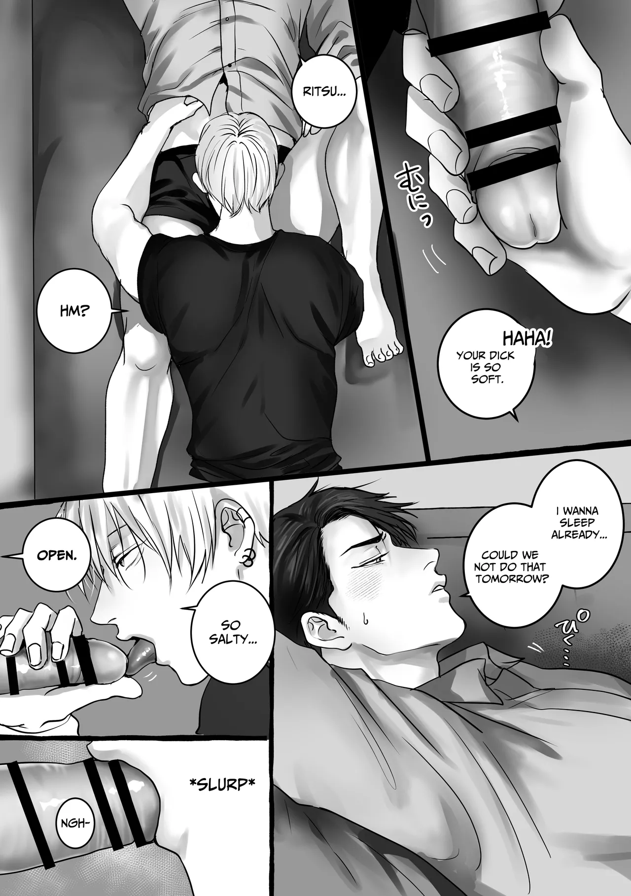[Kimisando (macu) Oretachi, Korekara [English] page 12 original parody - anal males only hentai manga - read online free