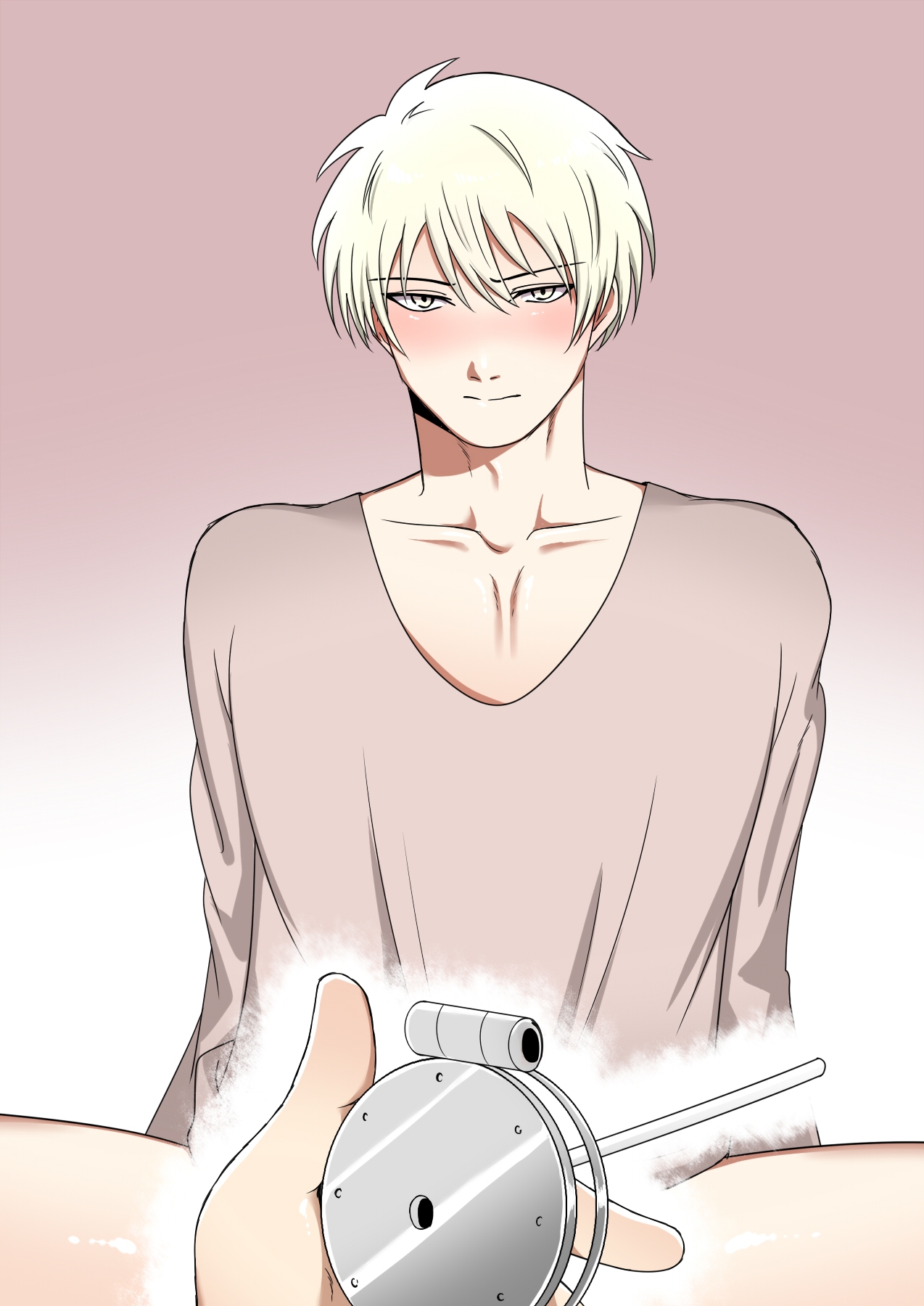 I Tried Out Being Toyed With While Wearing A Flat Chastity Belt. page 14 original parody - chastity belt urethra insertion hentai manga - read online free